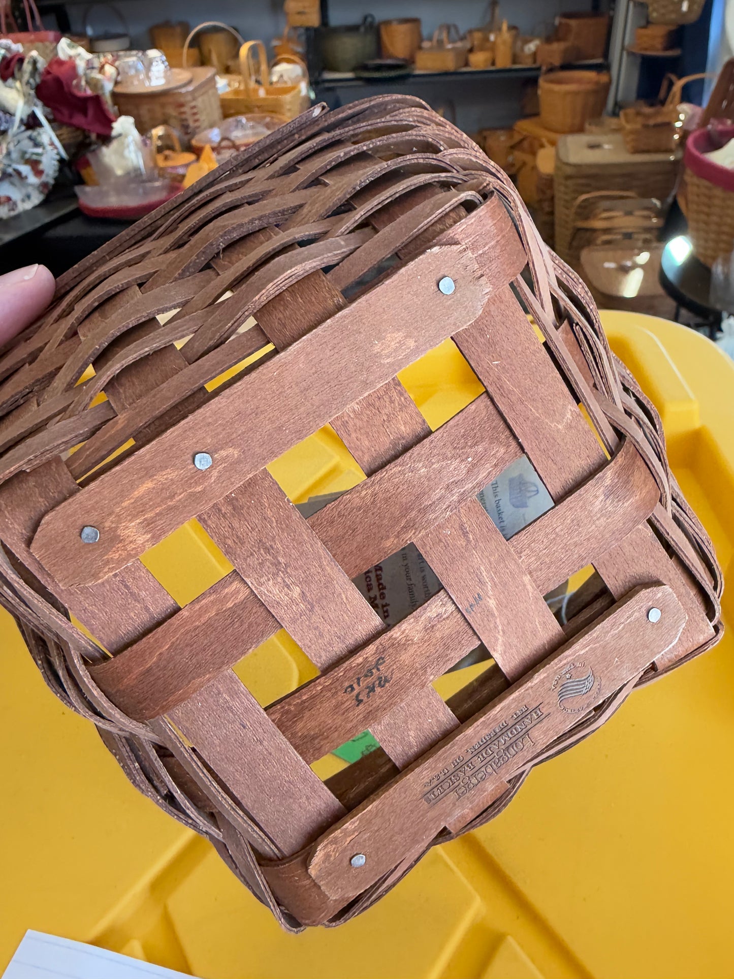 Longaberger small flare basket