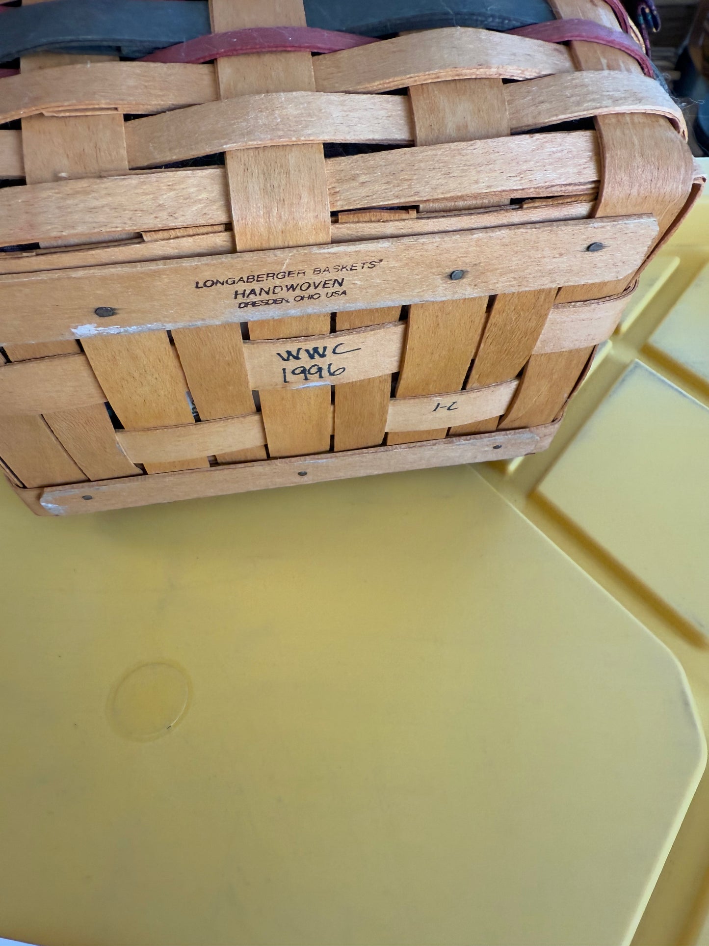 Longaberger address basket