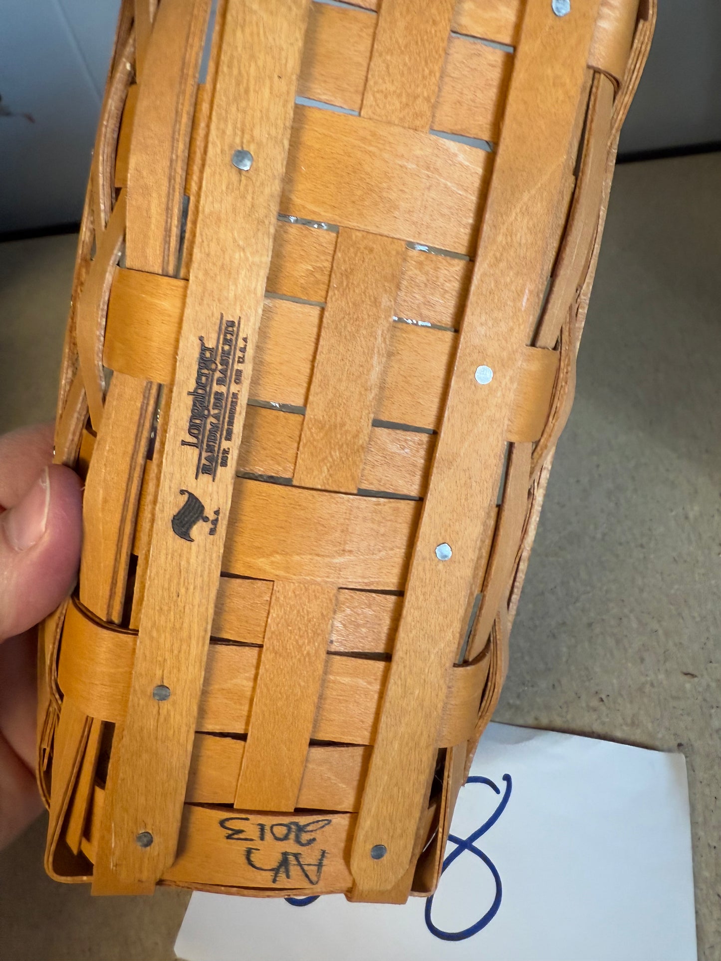 Longaberger little rectangle basket