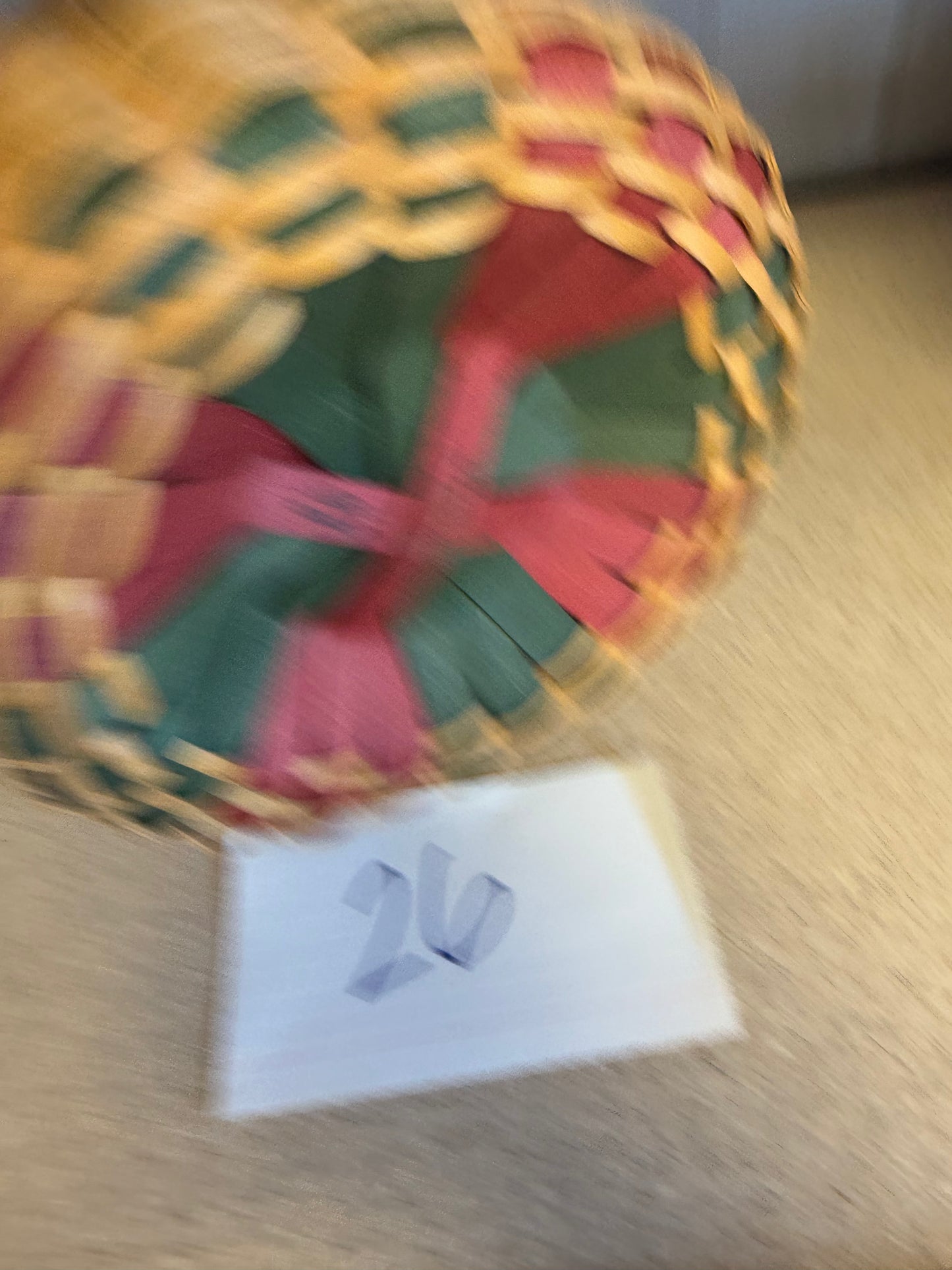 Longaberger caroling basket with protector