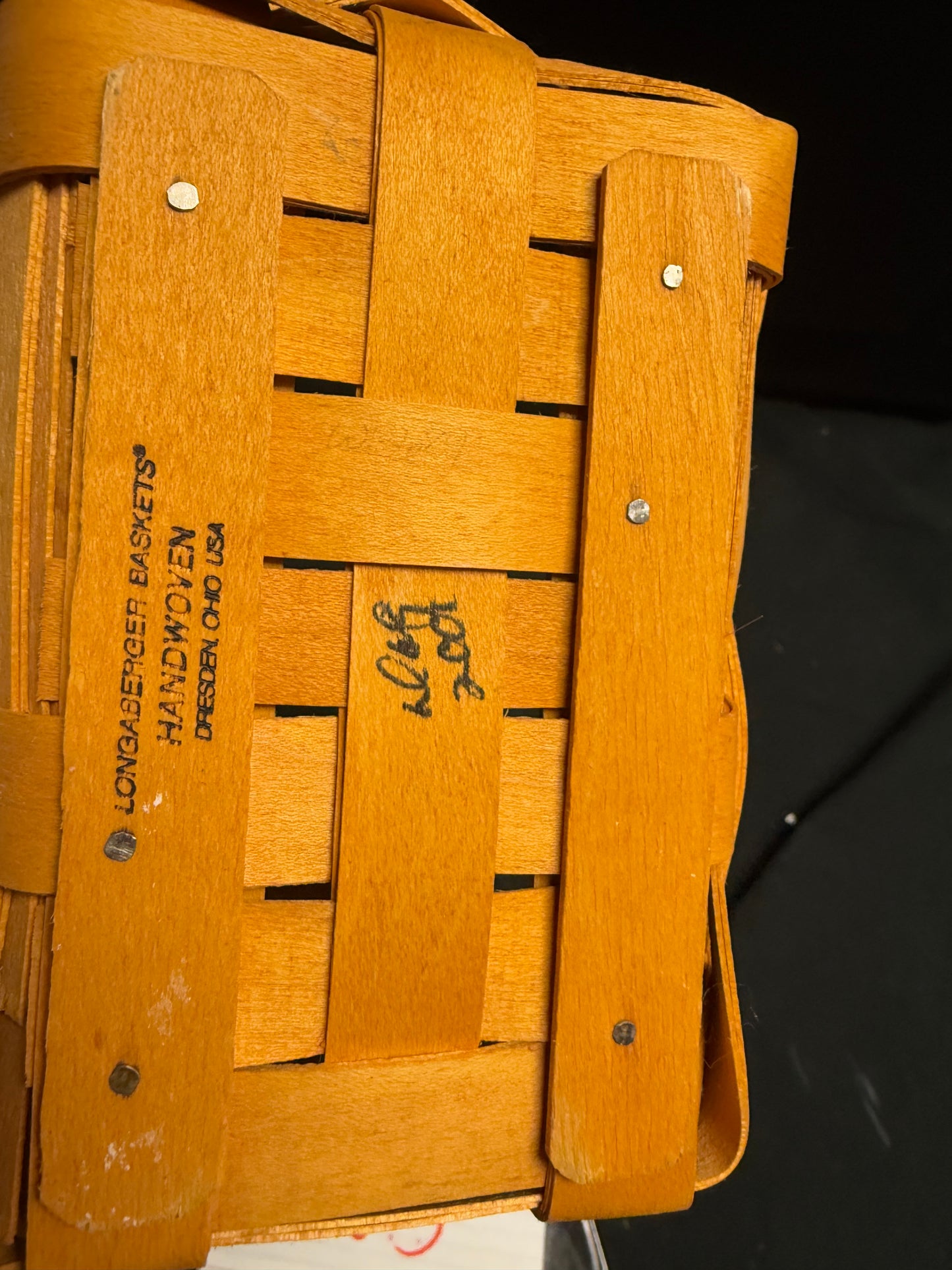 Longaberger 2001 Texas tour basket