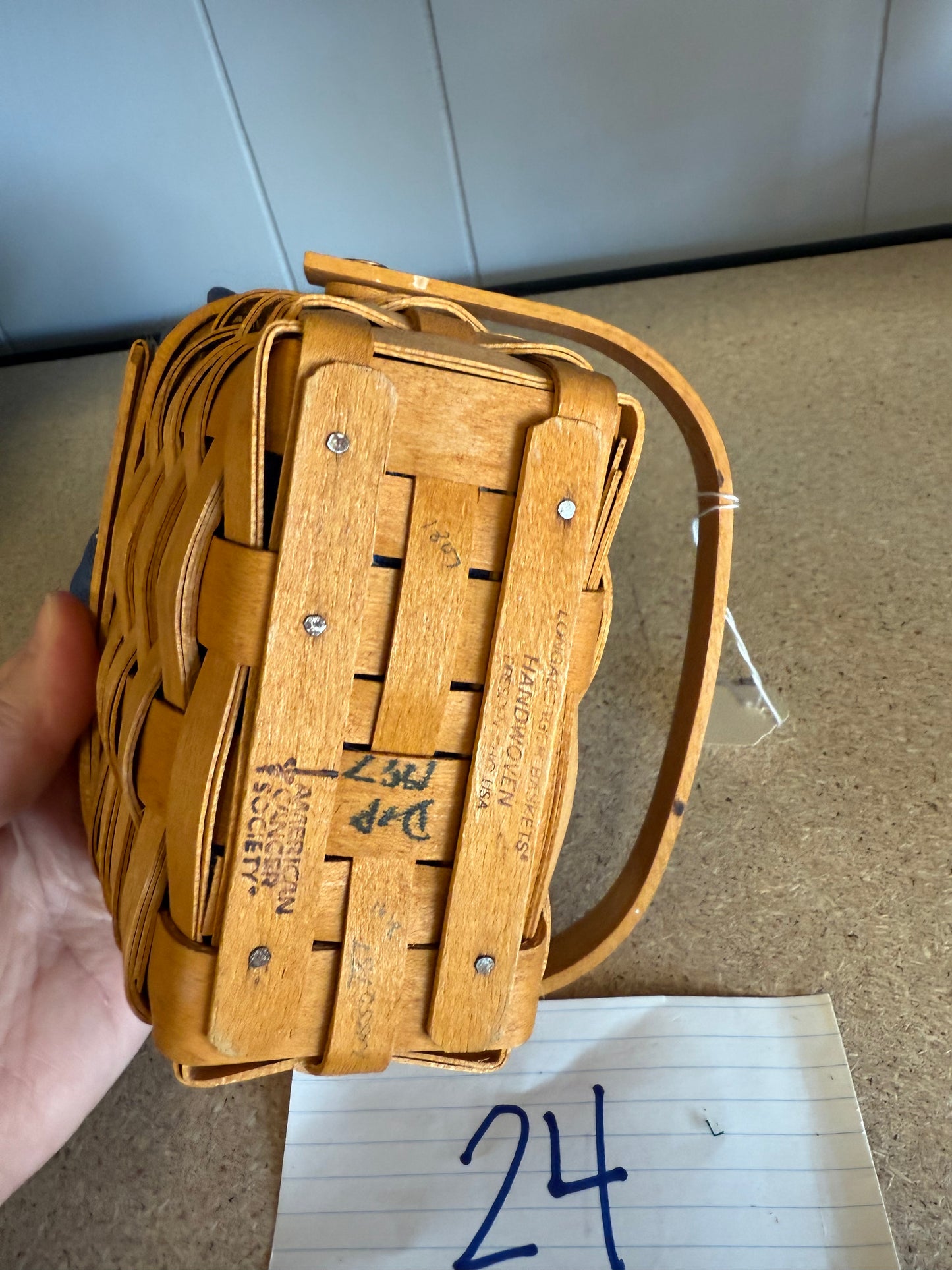 Longaberger horizon of hope 1997 with liner and protector