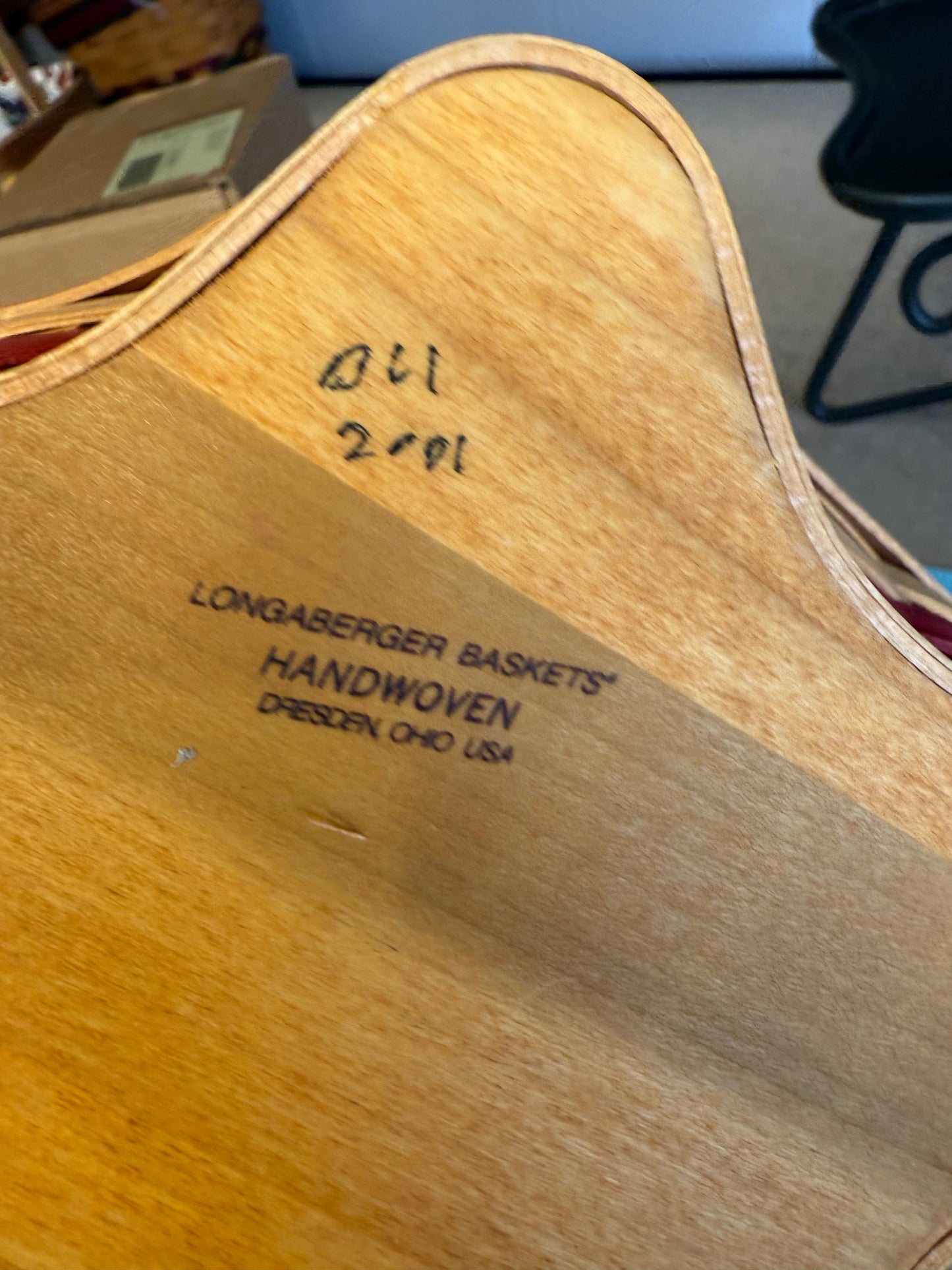 Longaberger small star with wrought iron stand