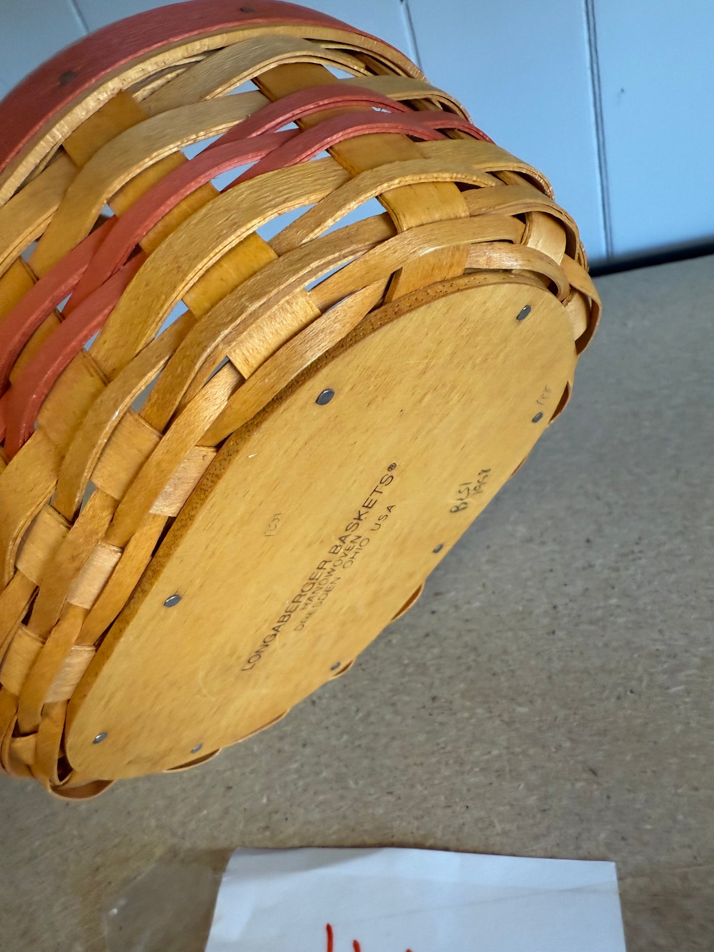 Longaberger tea for two basket