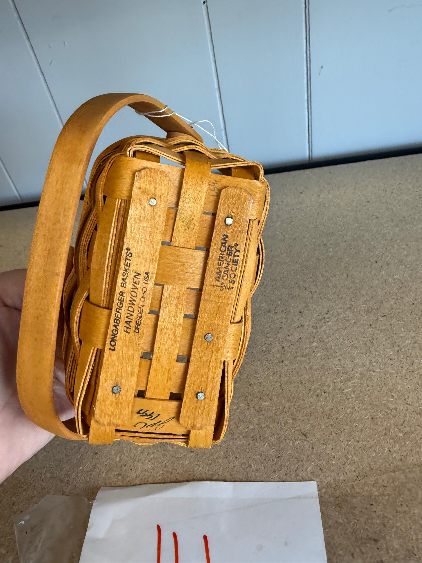 Longaberger 1997 horizon of hope basket