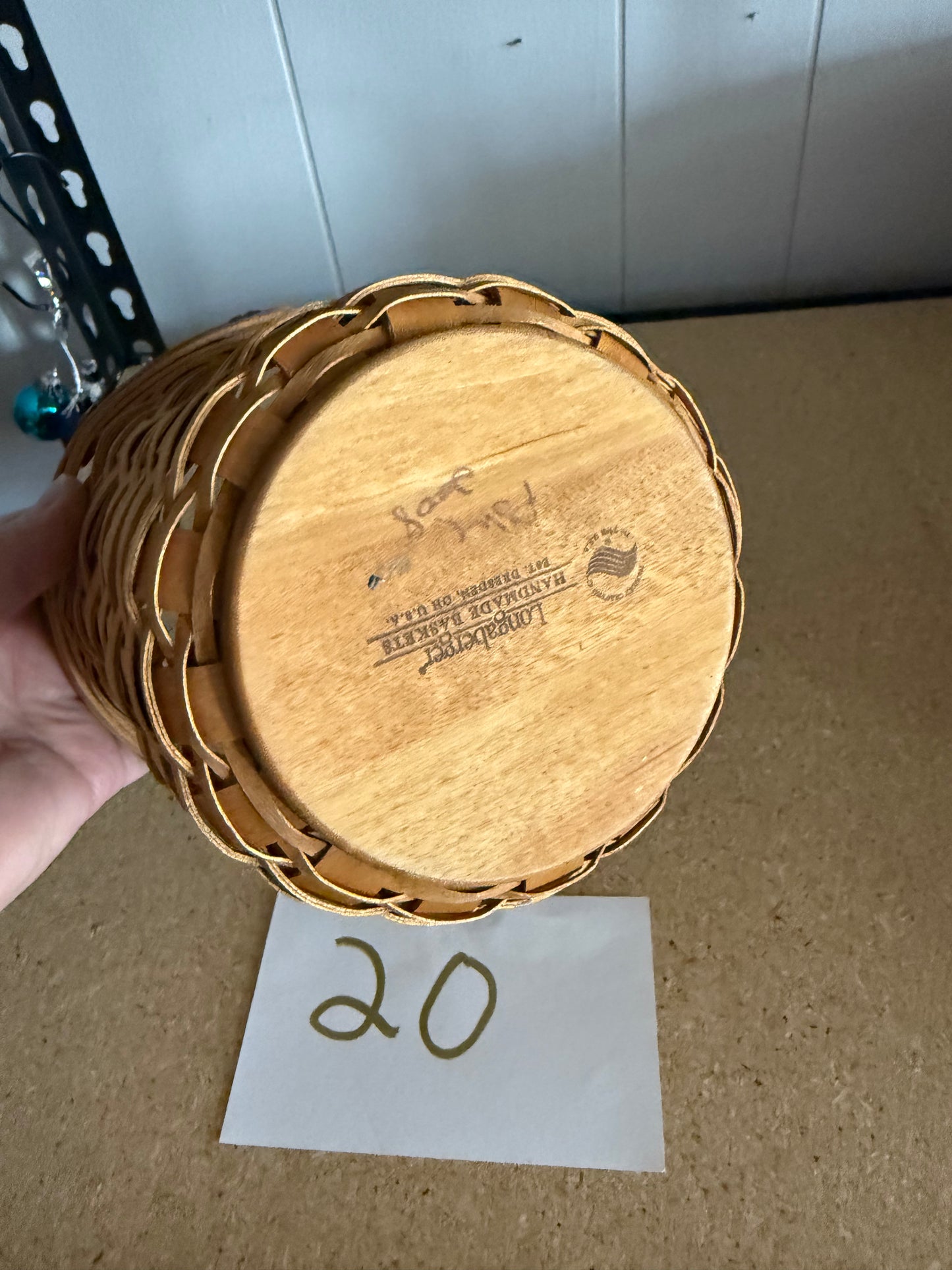 Longaberger fall vase basket