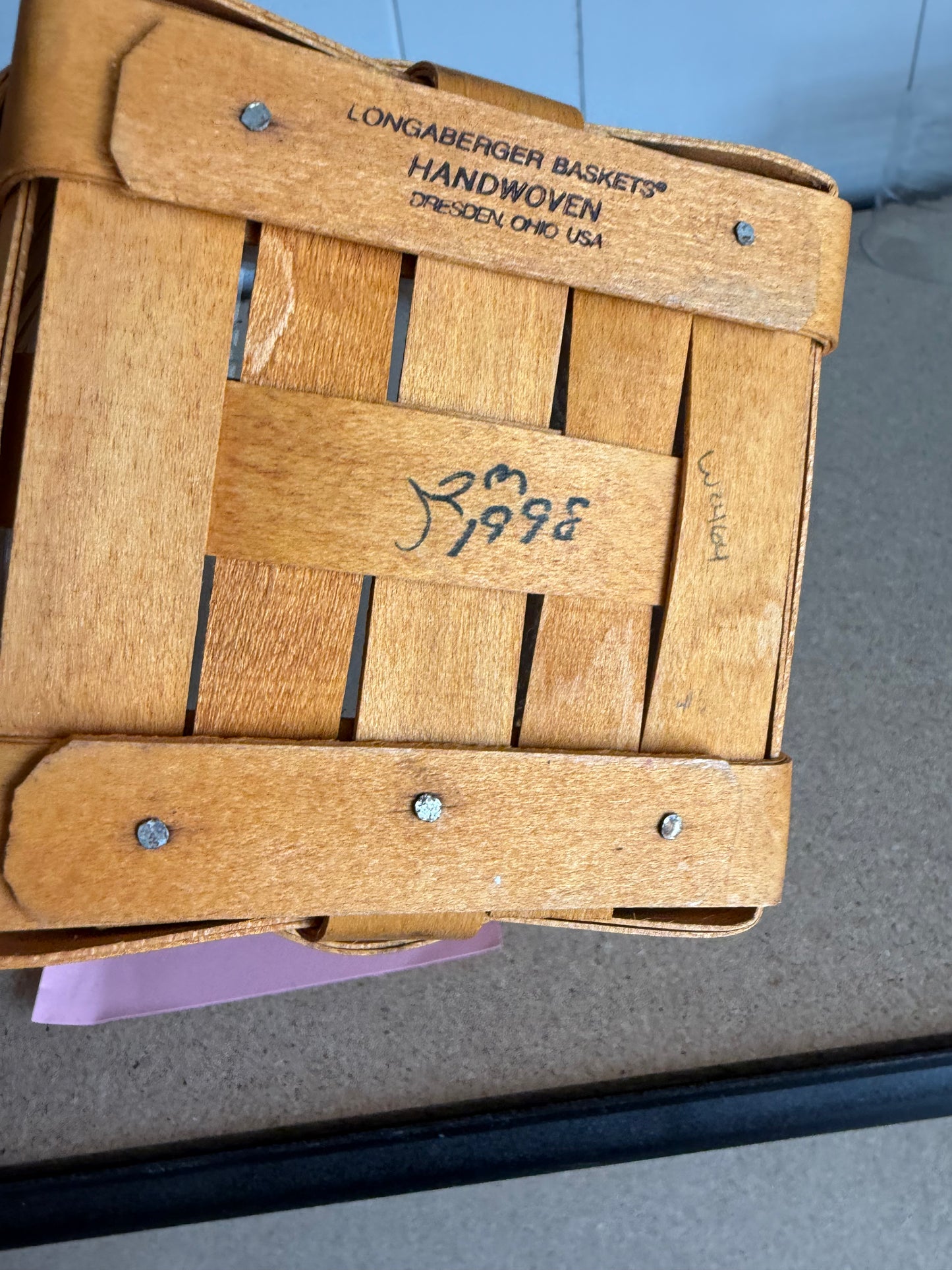 Longaberger pen pal with protector