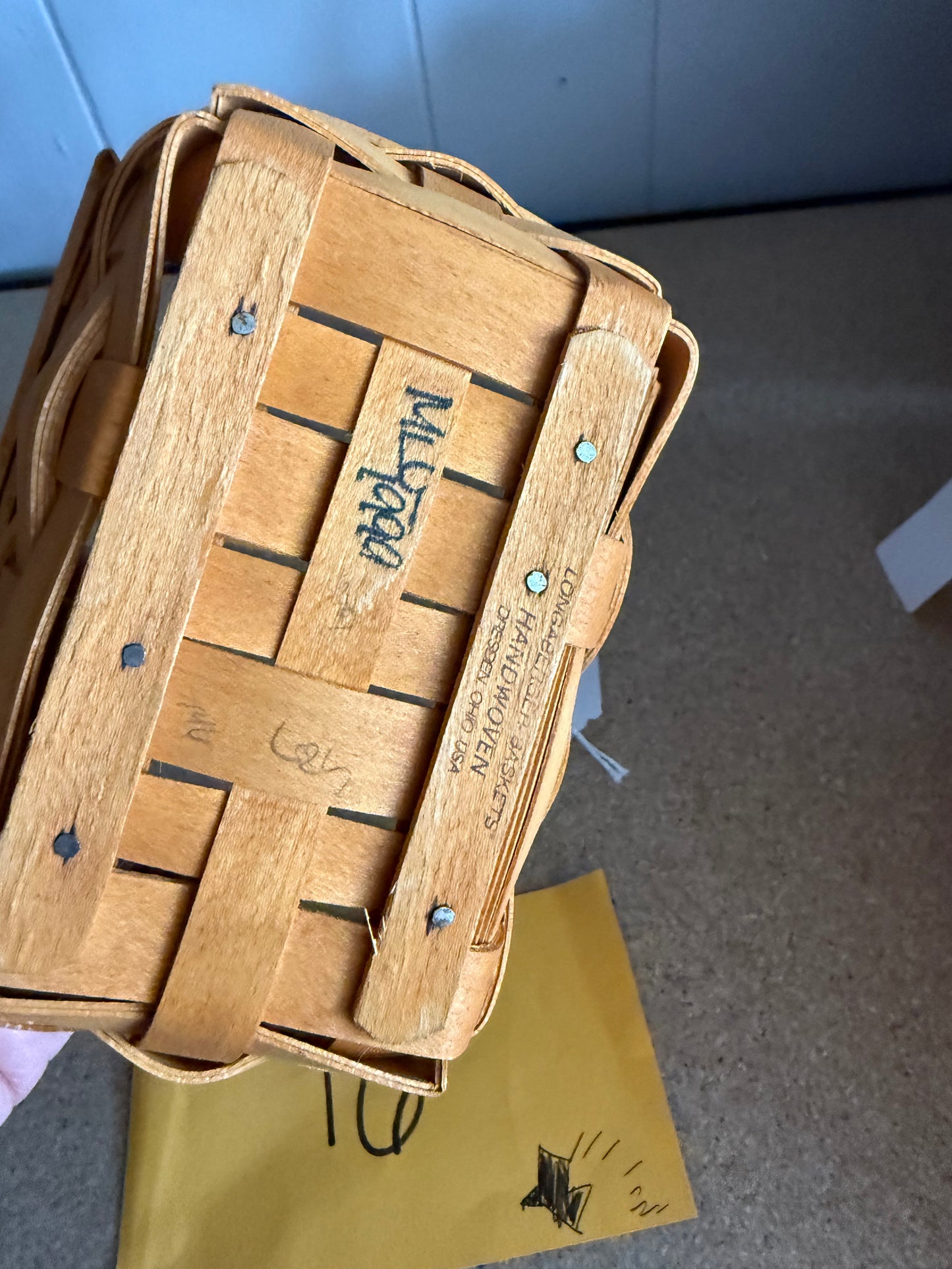 Longaberger parsley basket