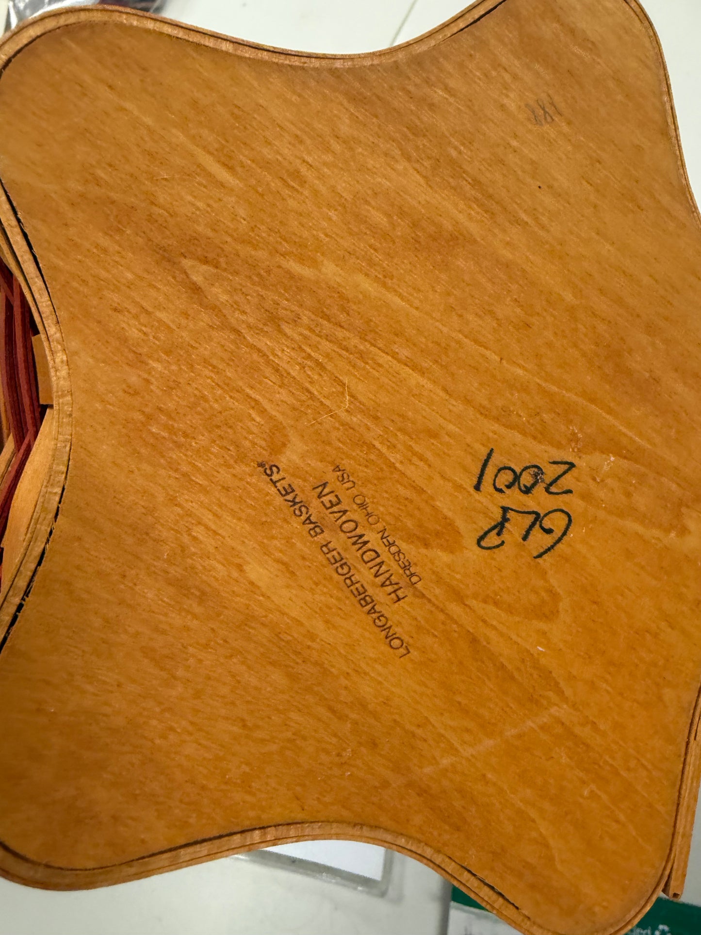 Longaberger star basket with liner and protector