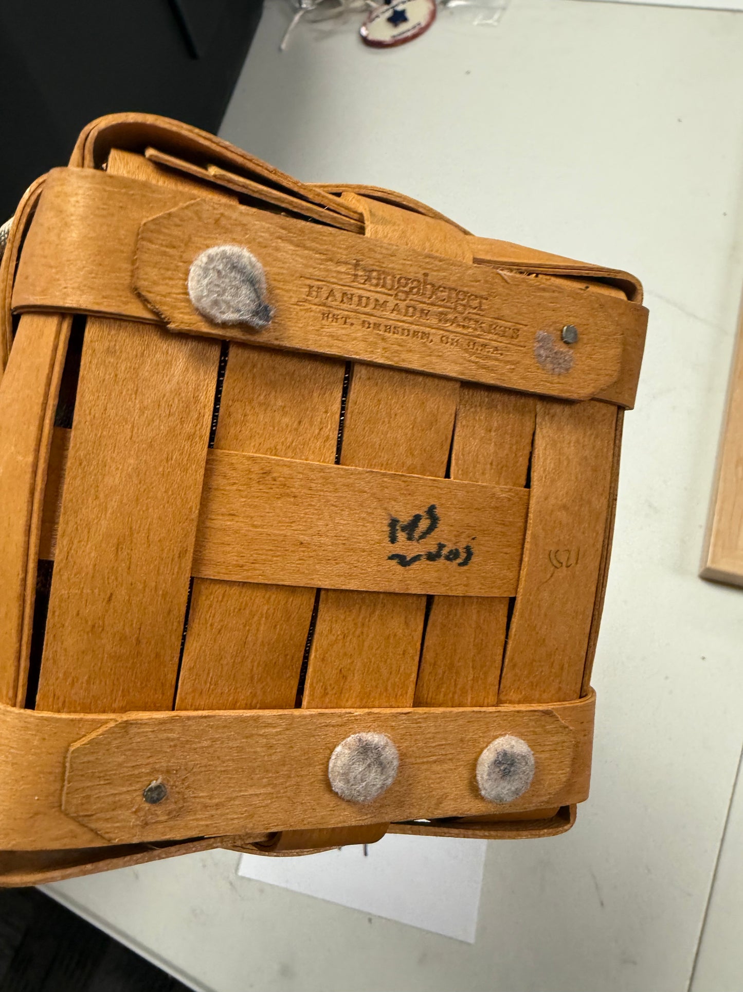 Longaberger basket with liner