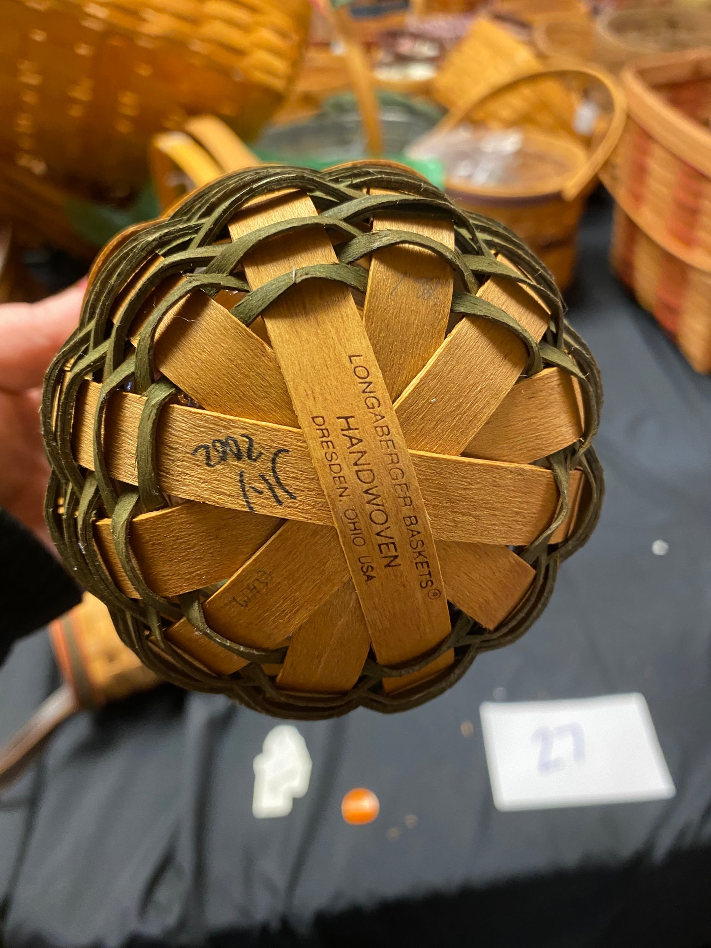 Longaberger Santa’s helper with protector