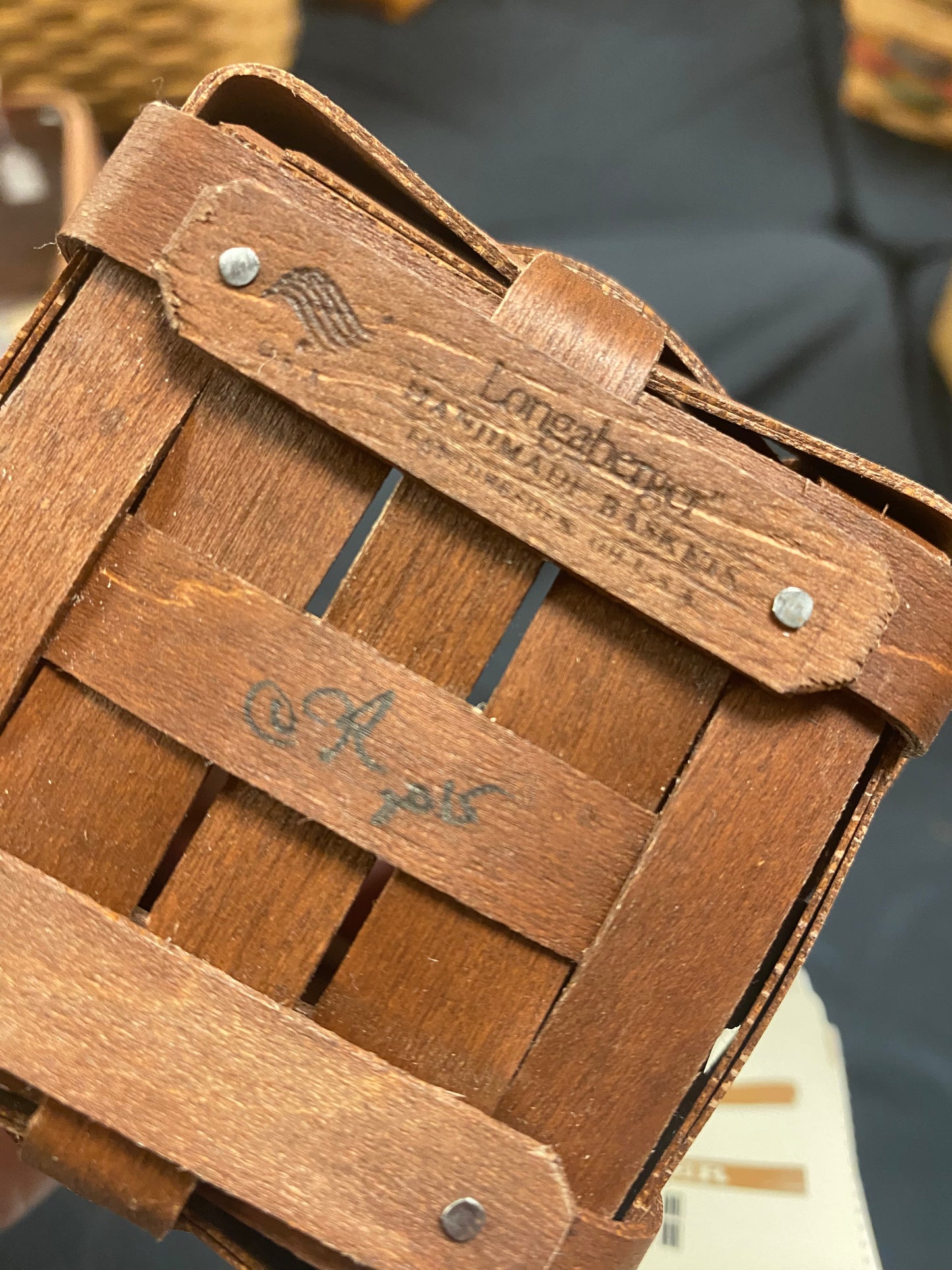 Longaberger pen pal basket