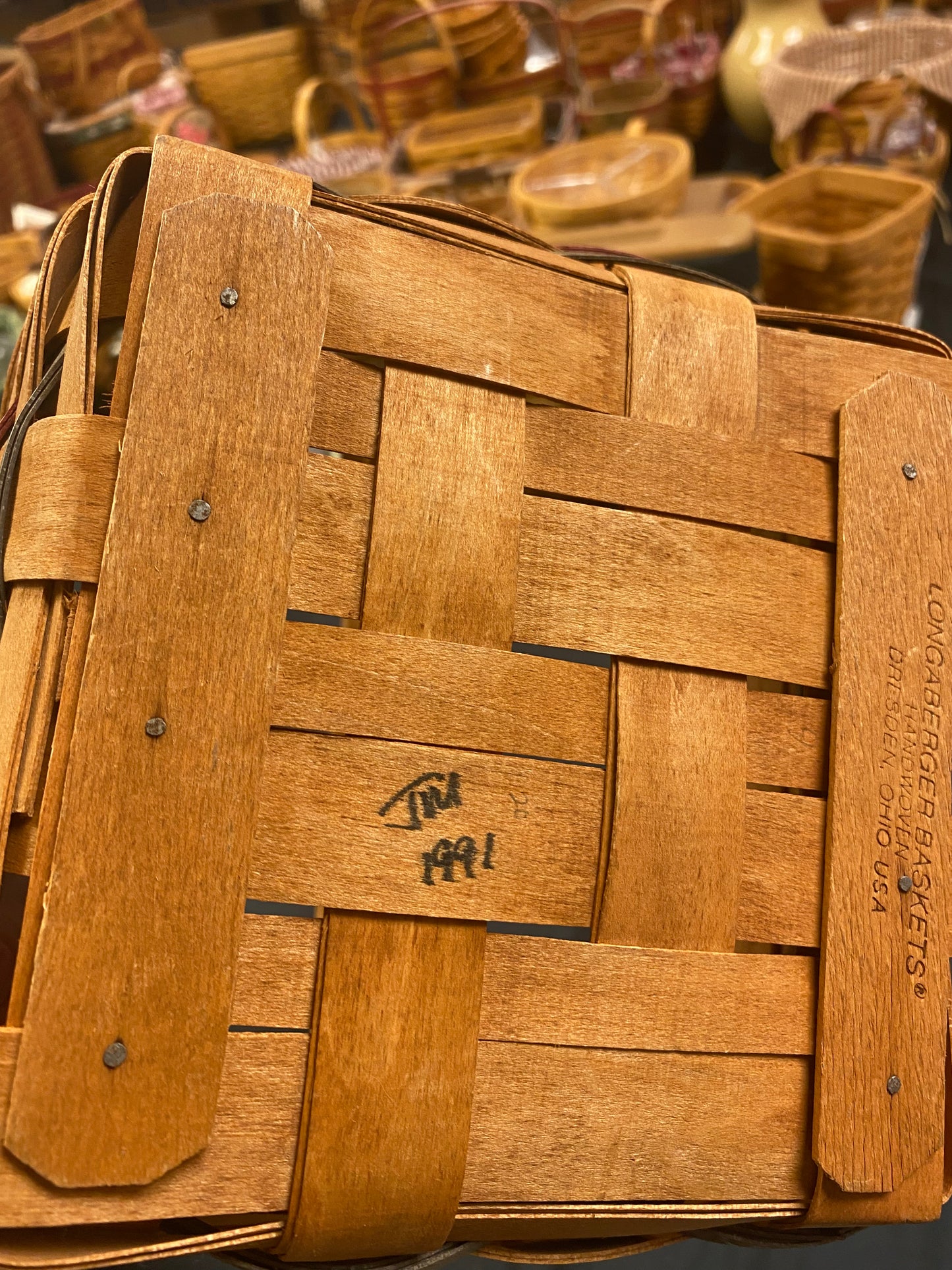 Longaberger 1991 Easter basket