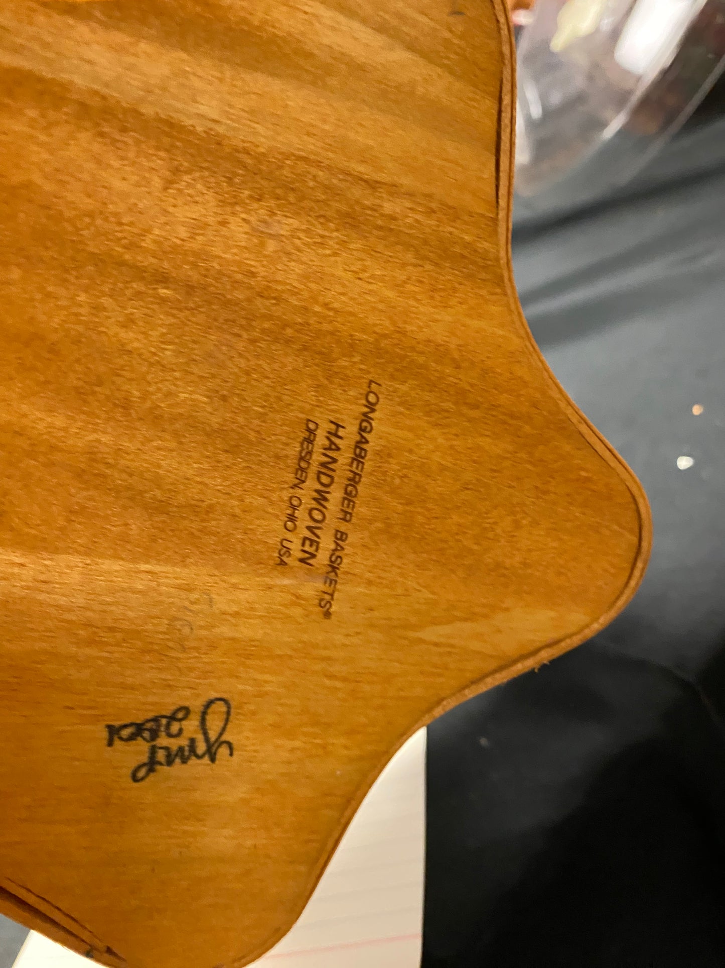 Longaberger shining star basket with liner