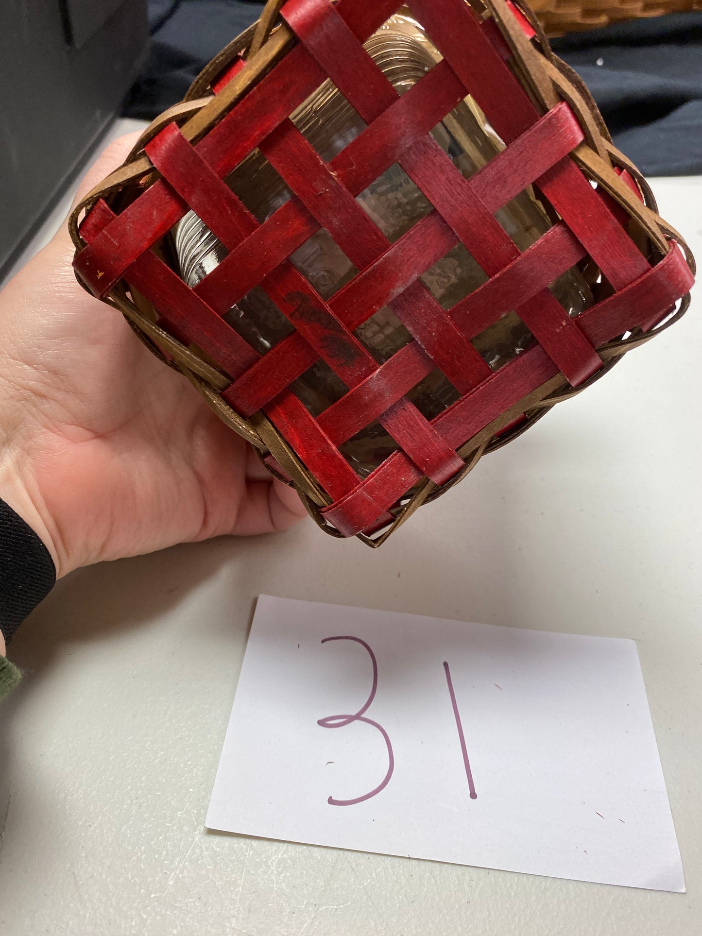 Longaberger horizon of hope bold red