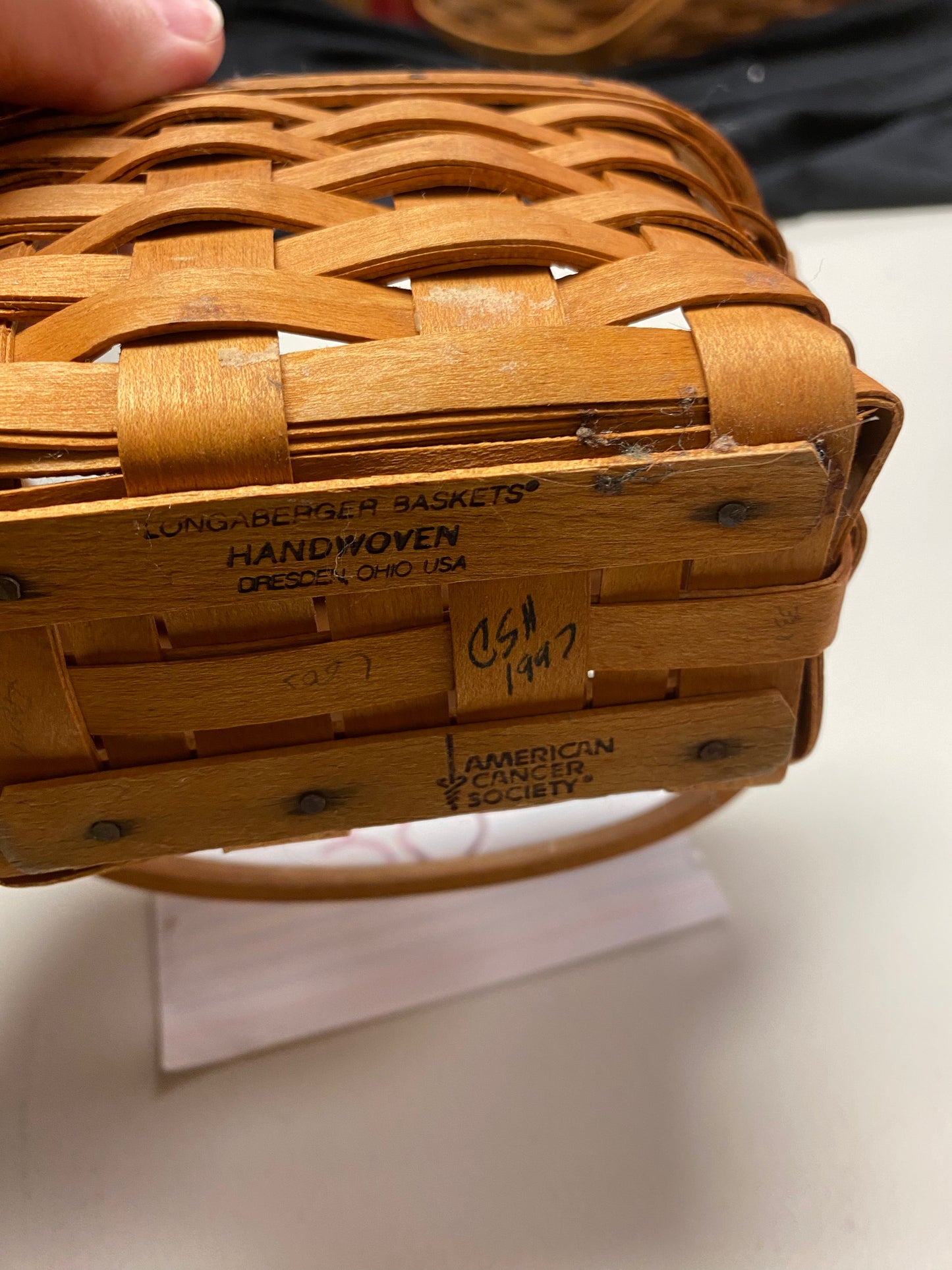 Longaberger horizon of hope basket