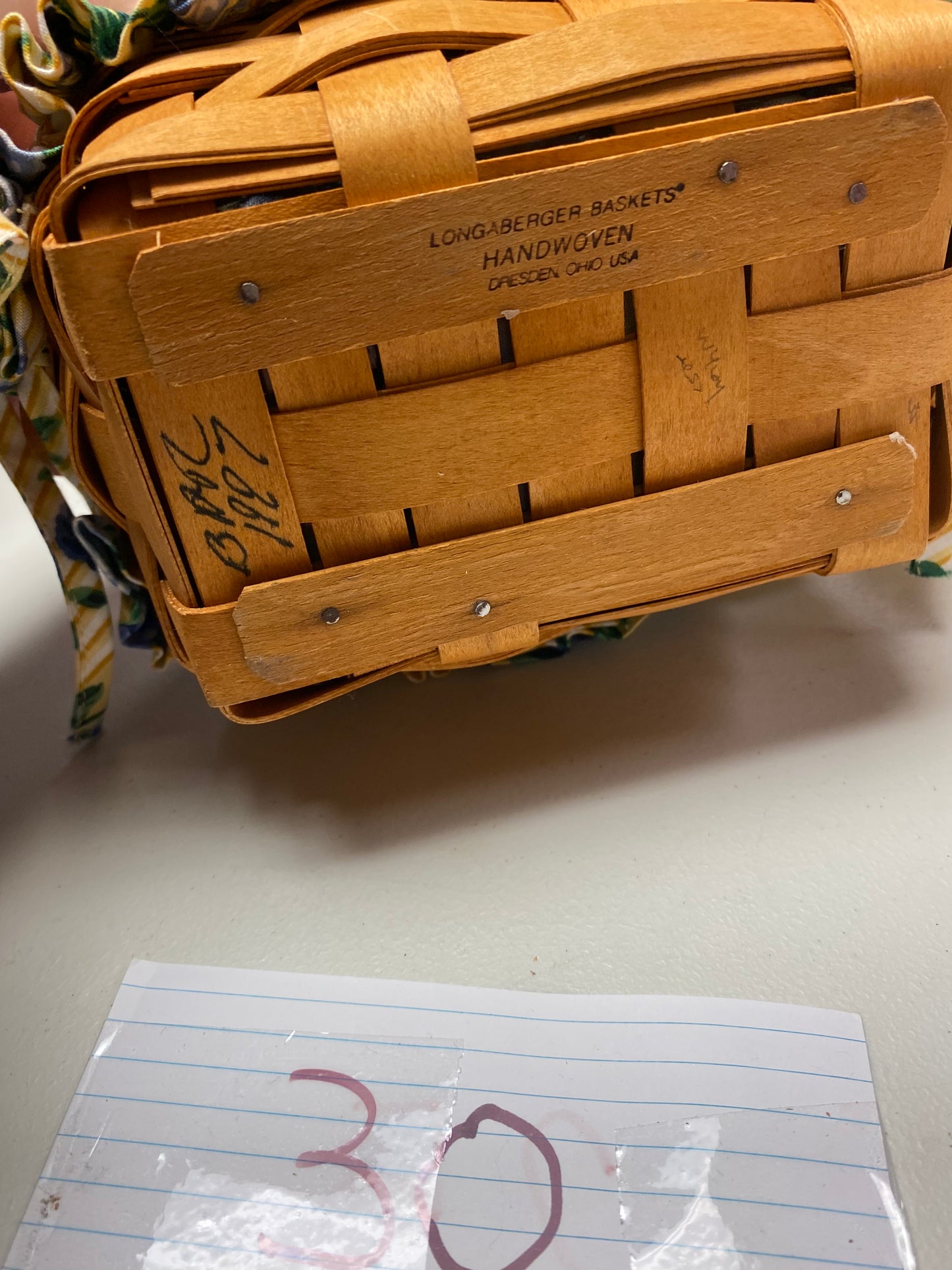 Longaberger kiddie purse with liner