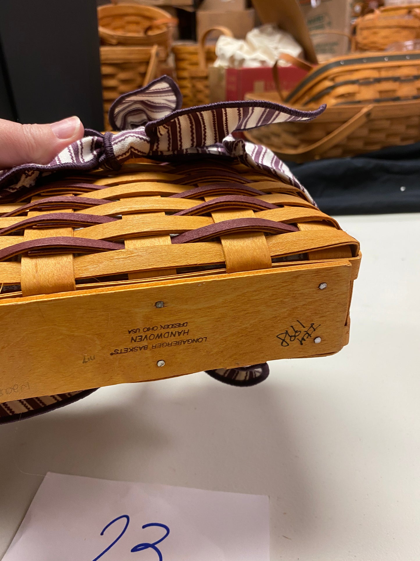 Longaberger picture perfect basket