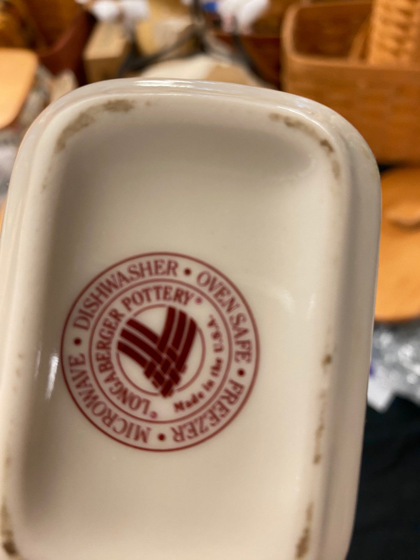 Longaberger sweetener in traditional red
