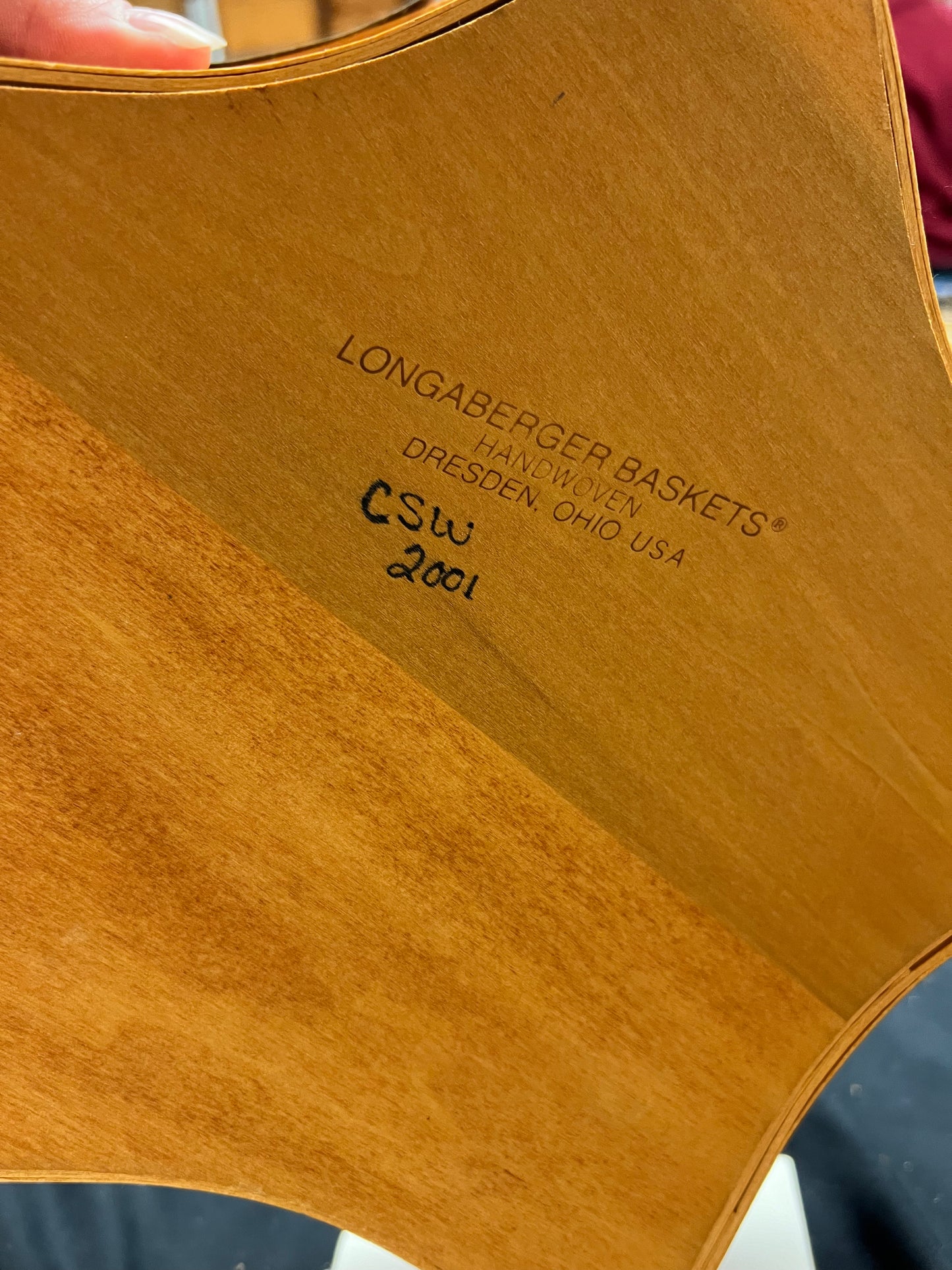 Longaberger shining star basket with liner & protector