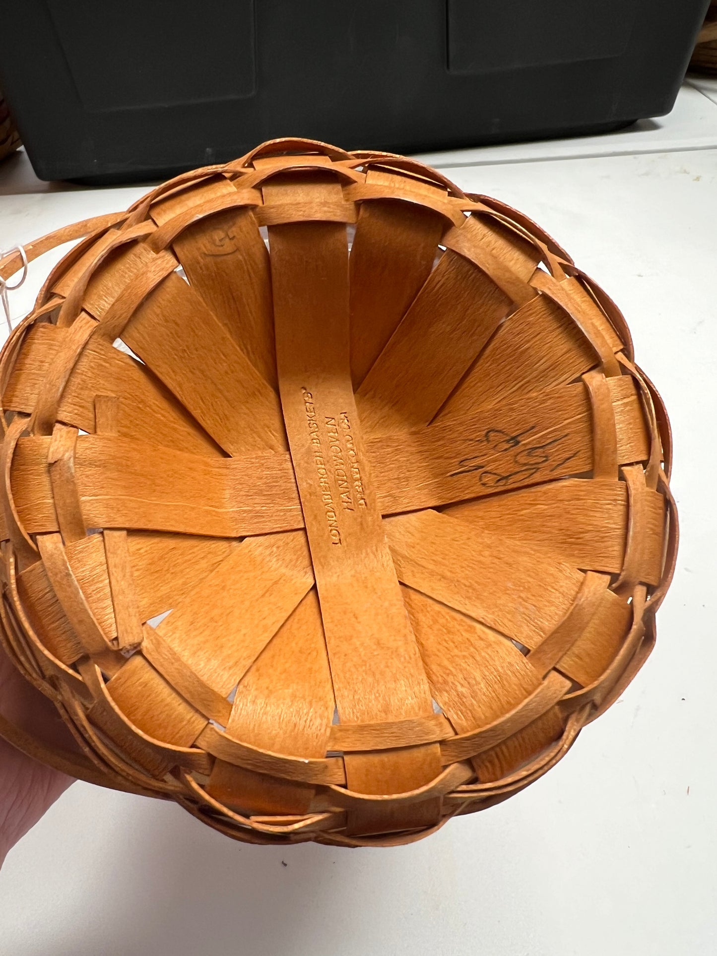 Longaberger Small fruit basket with protector