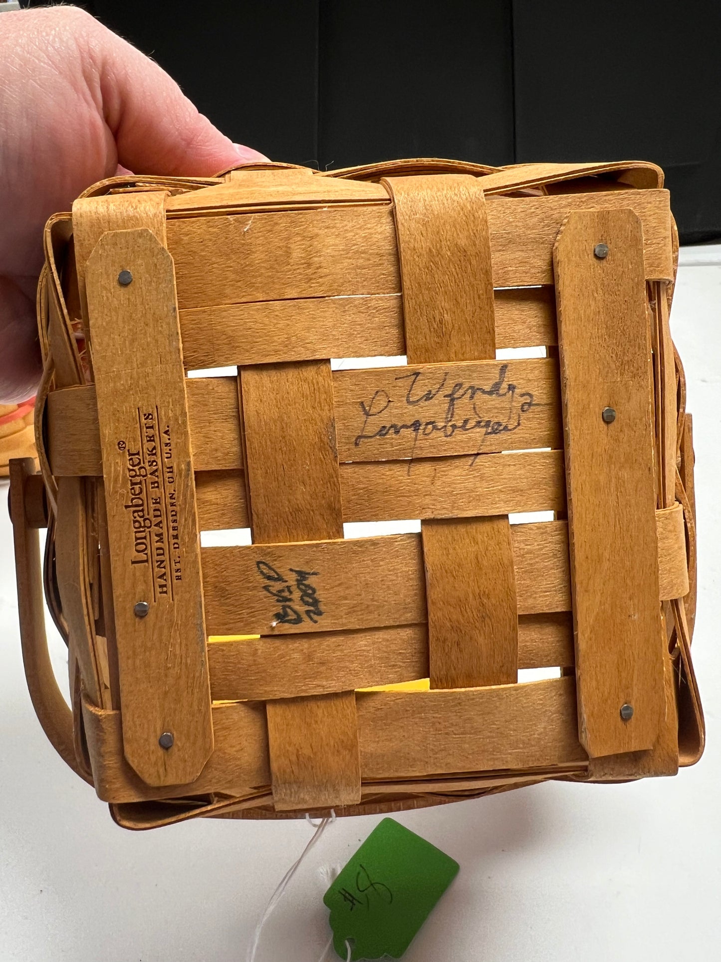 Longaberger signedSmall Berry basket