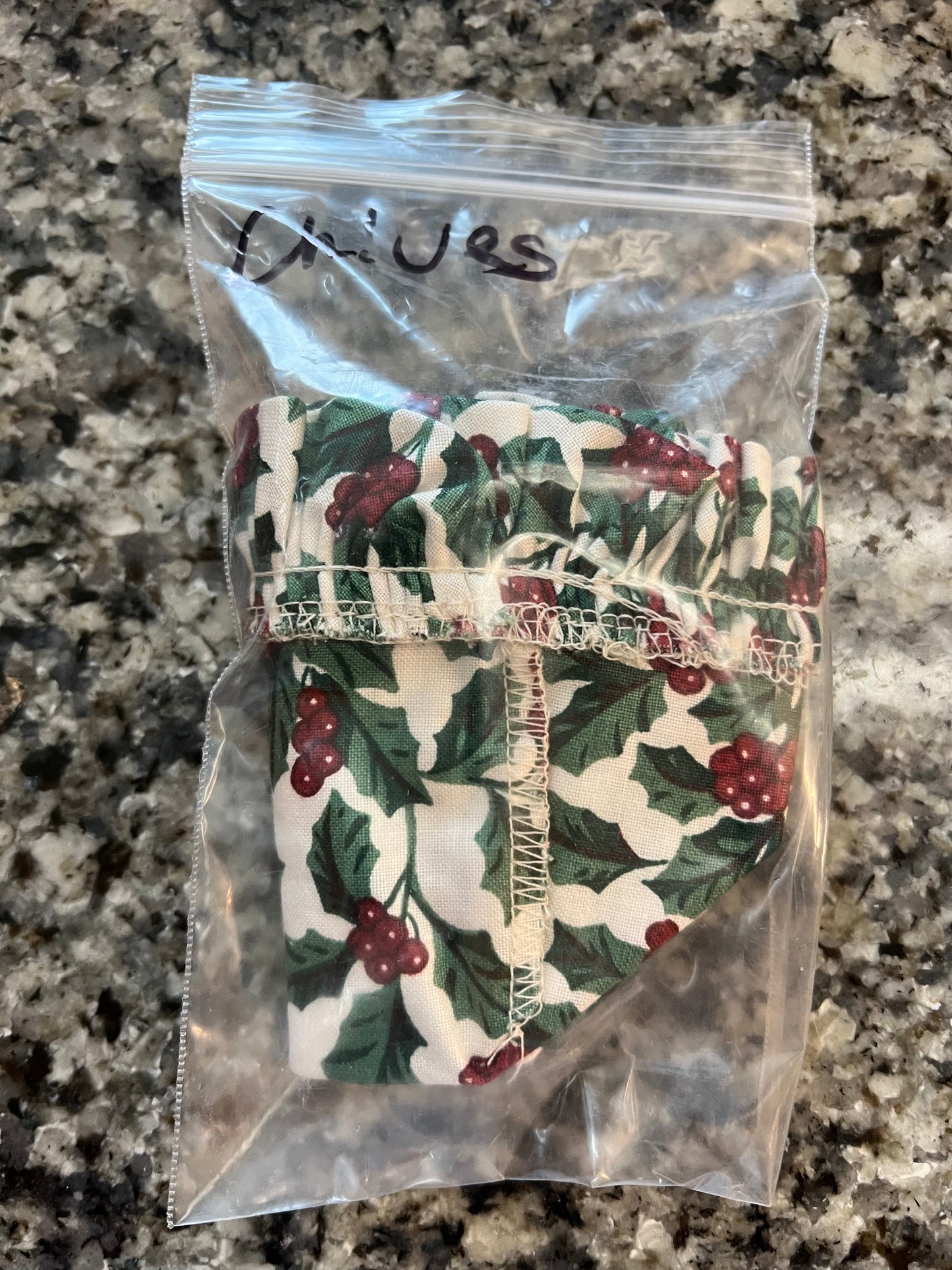 Longaberger chives liner in traditional Holly