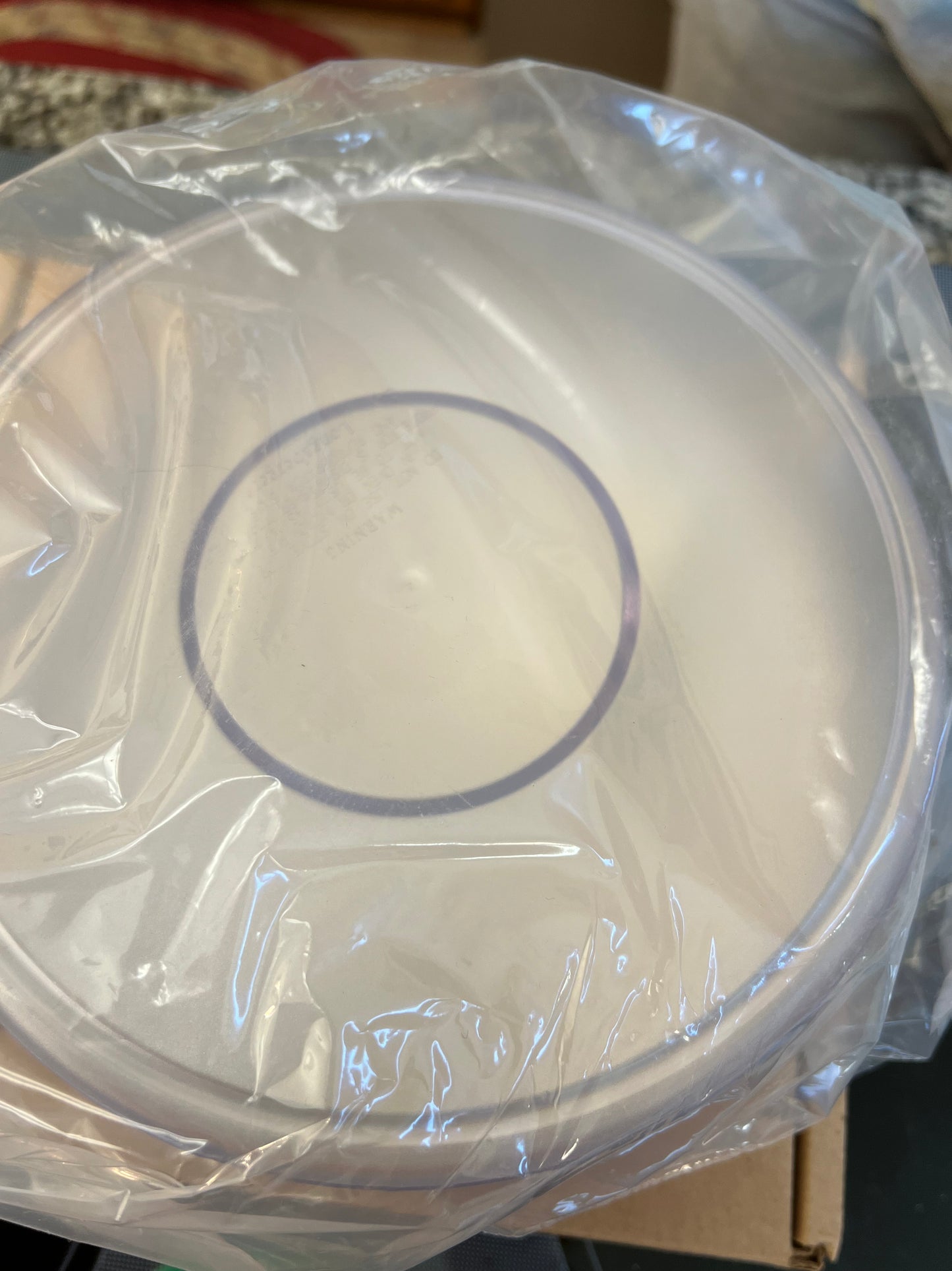 #40811 Longaberger 10” chip & dip lidded protector set