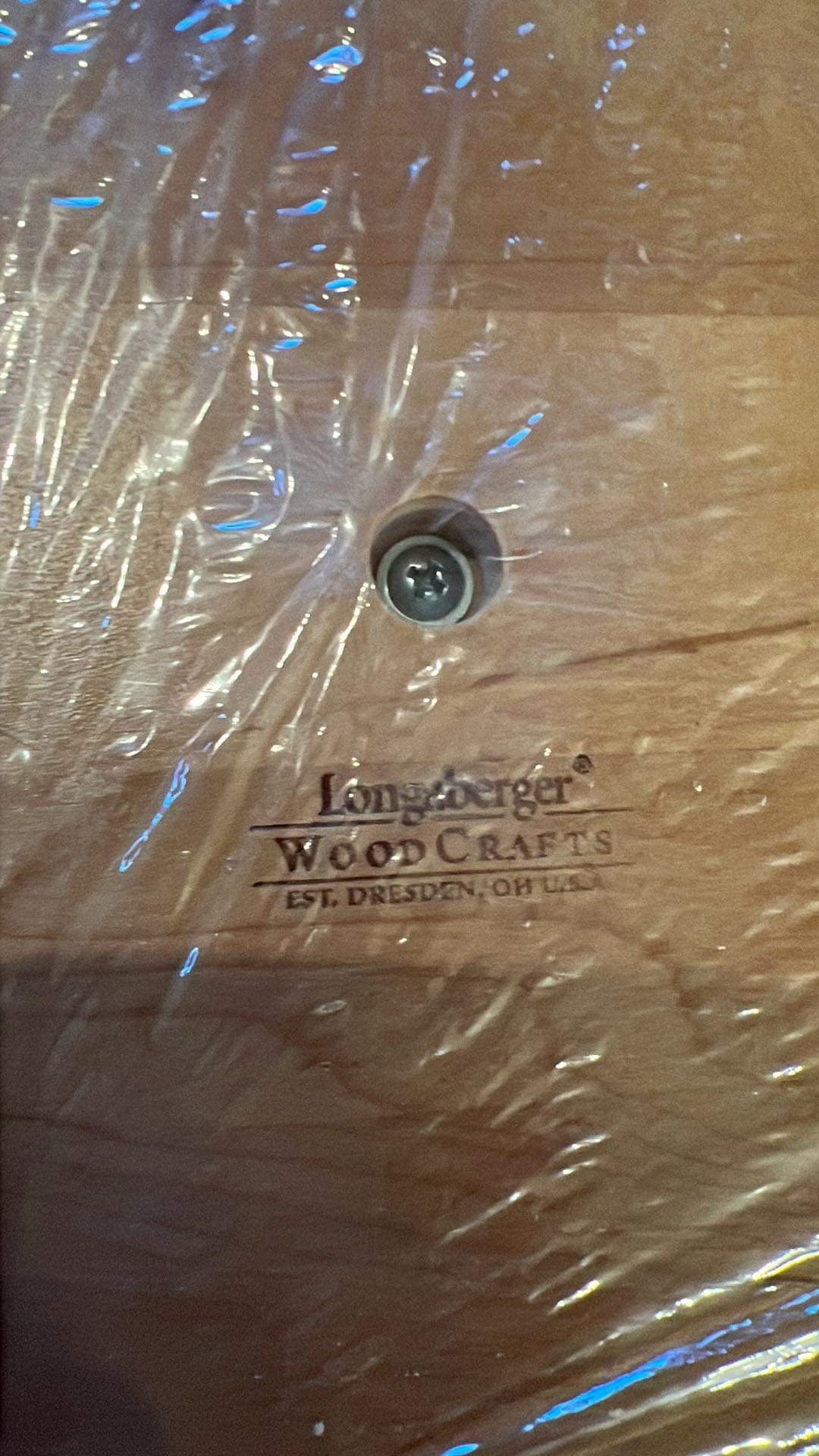 Longaberger Large Bushel Lid in Warm Brown