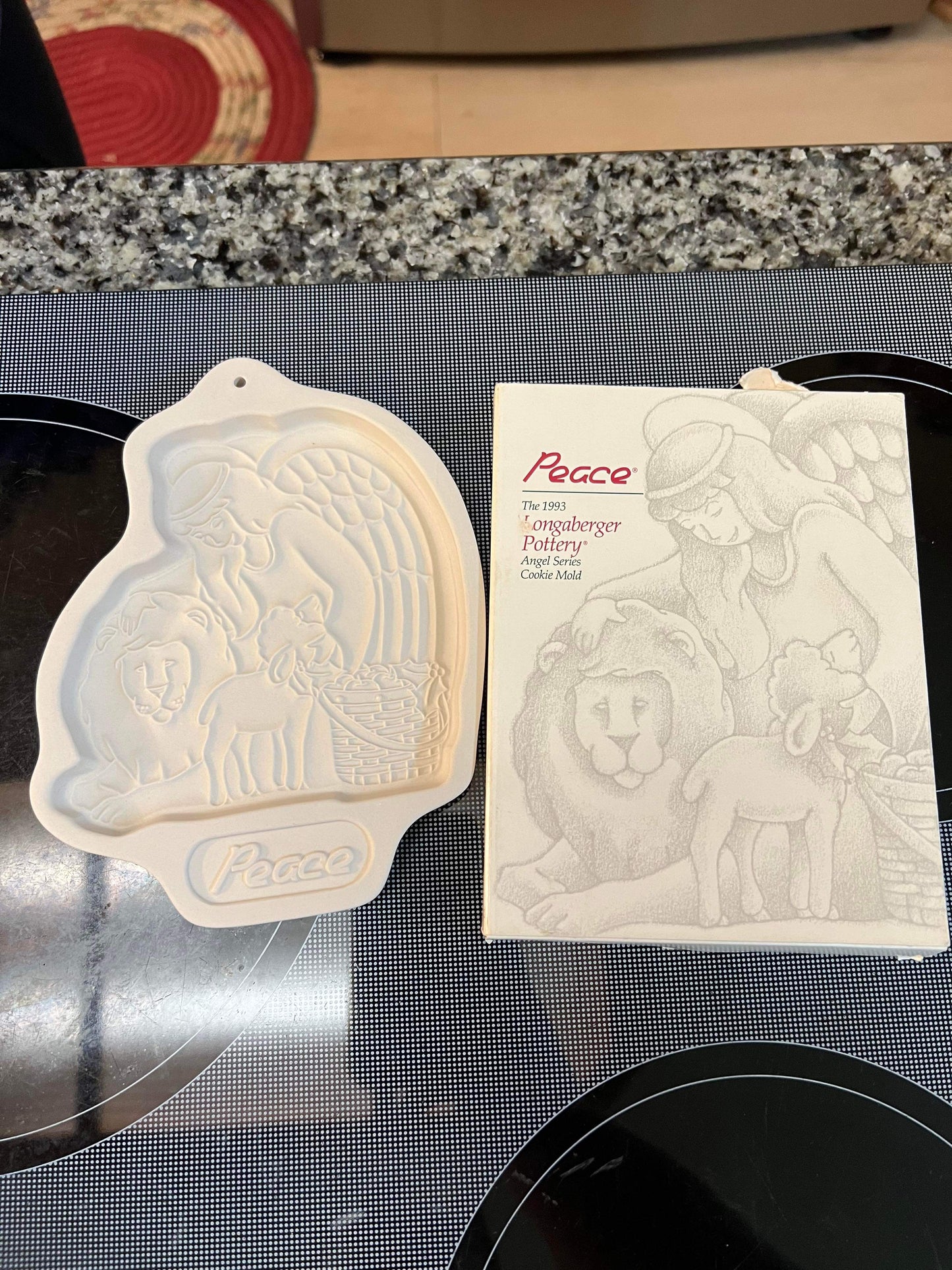 Longaberger Peace 1993 Cookie Mold (may not be in box)