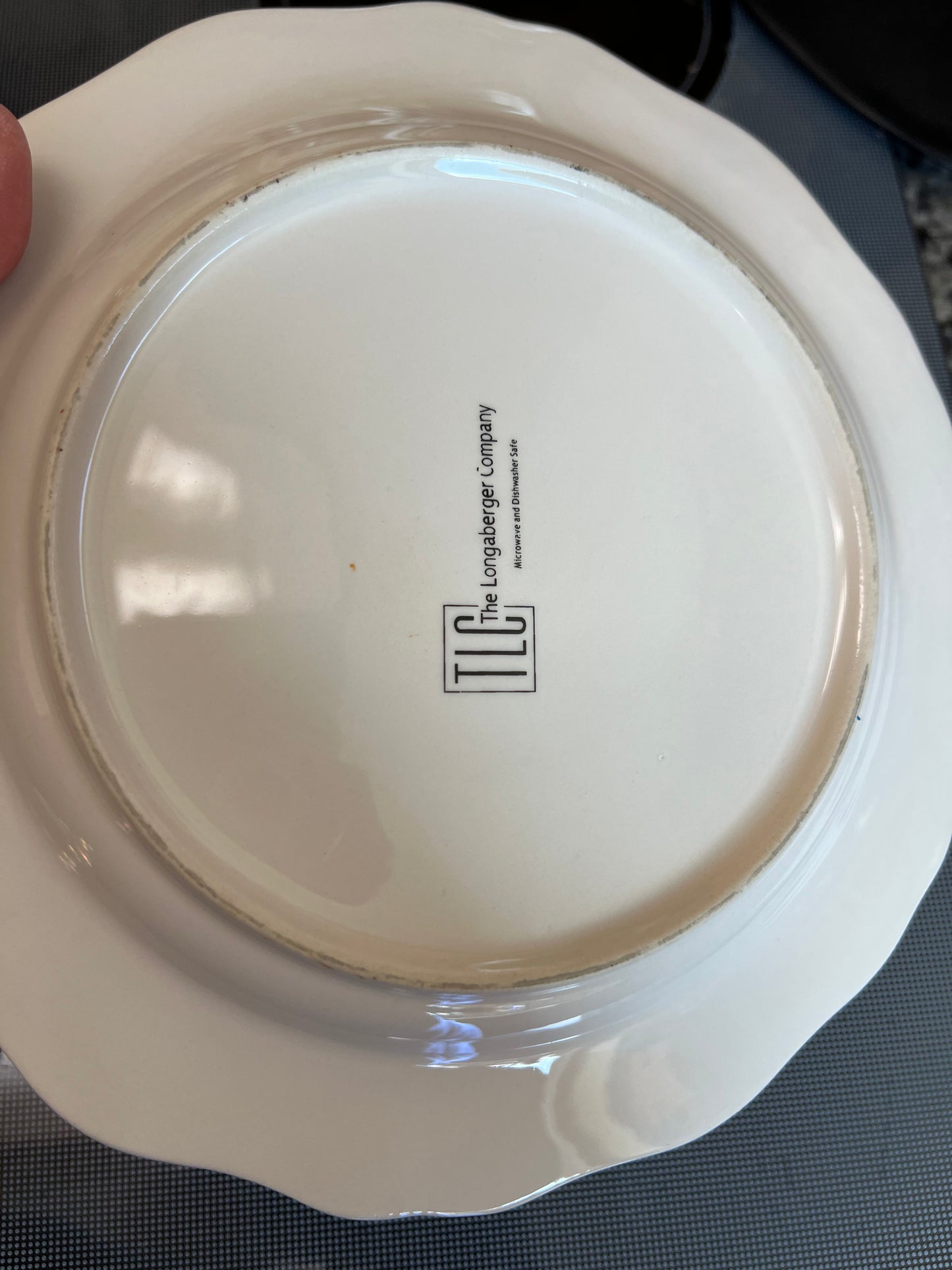 The longaberger company orchard harvest luncheon plate
