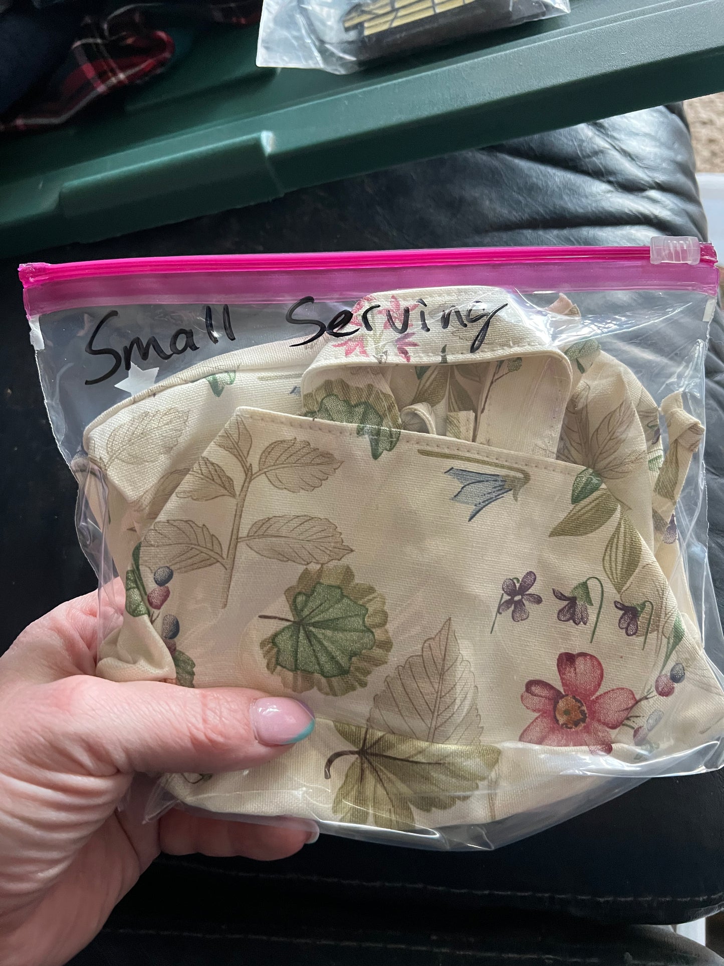 Longaberger small serving liner in botanical fields