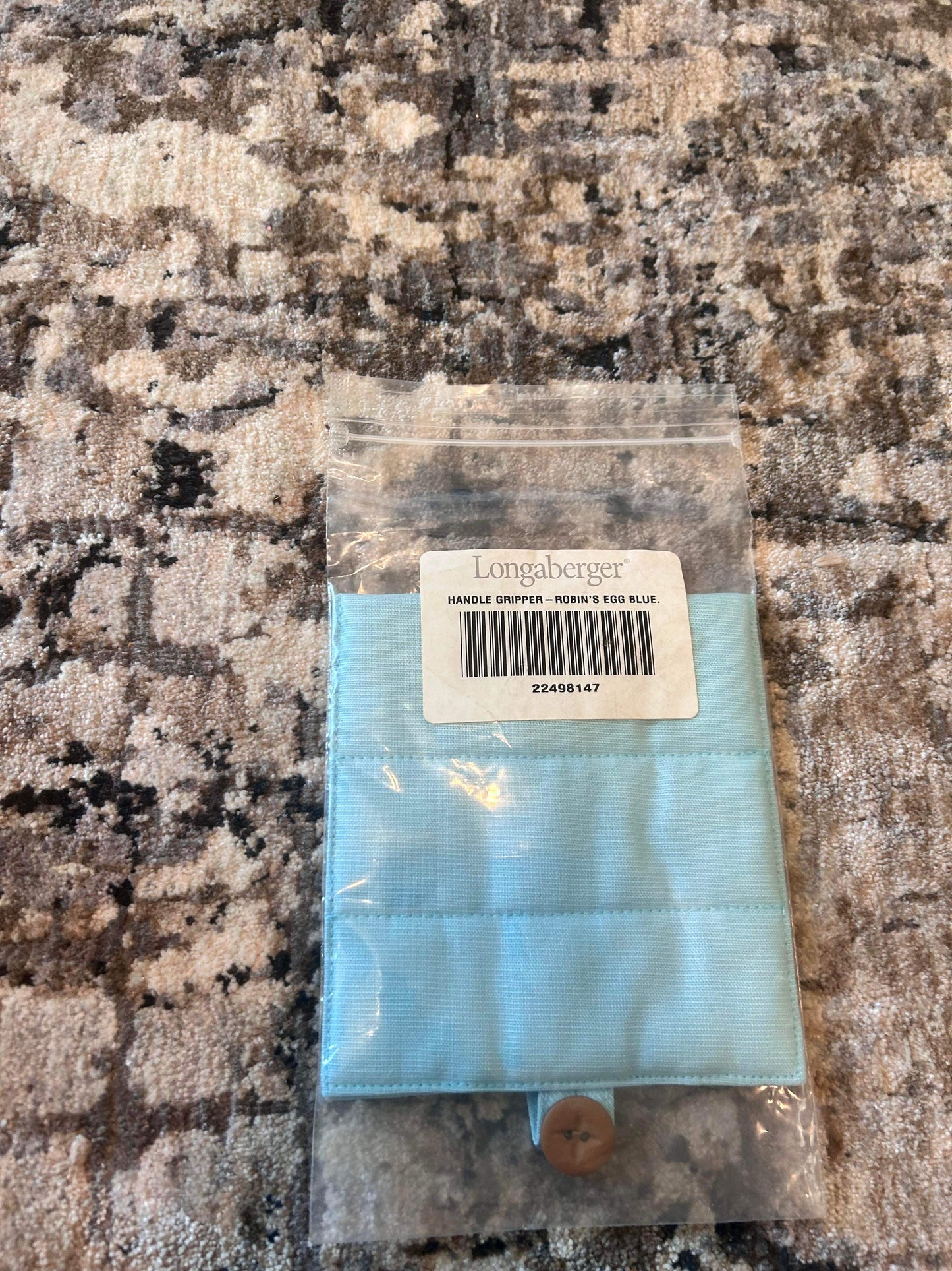 Longaberger Handle Gripper in Robins Egg Blue