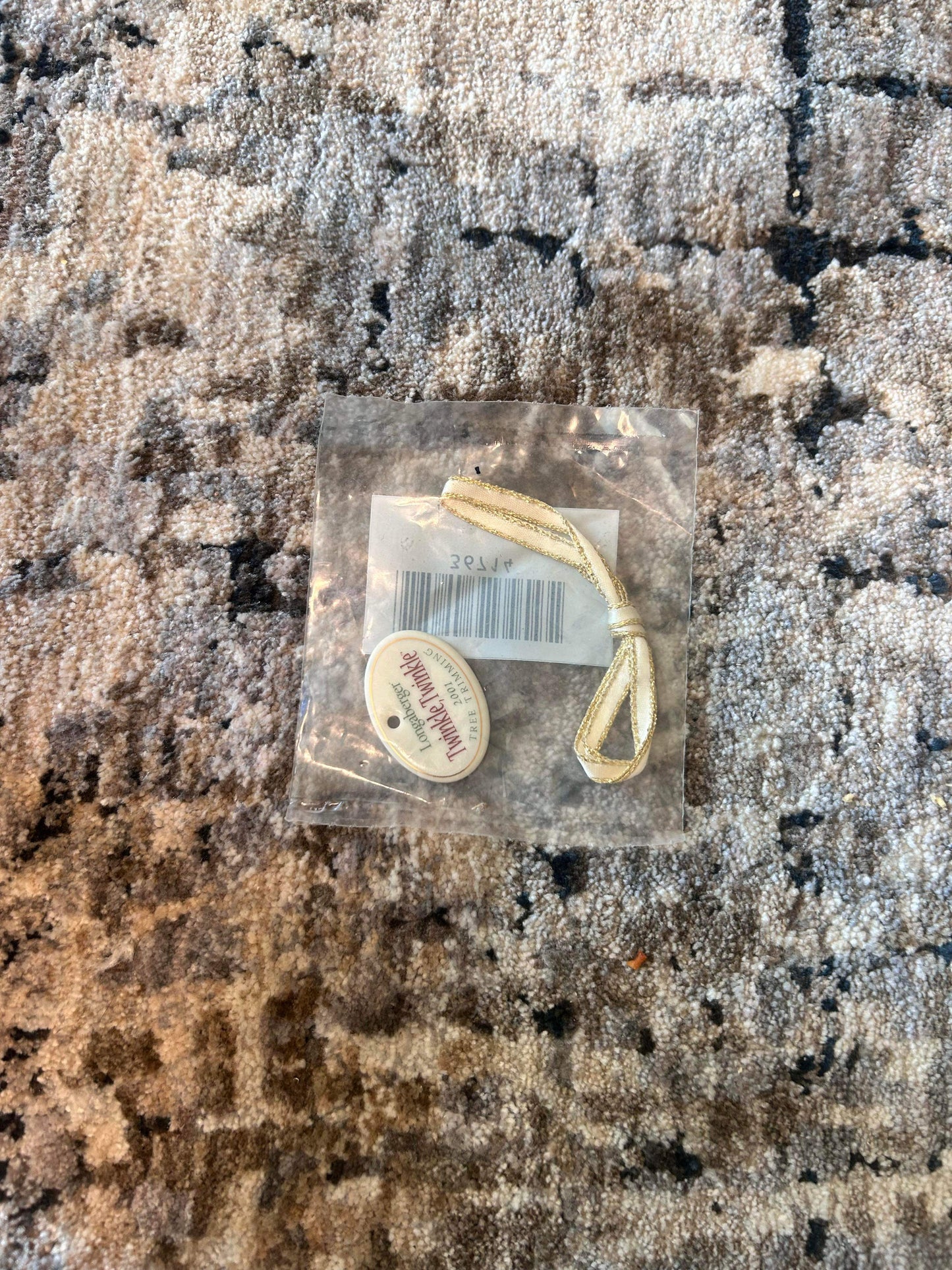 Longaberger Twinkle Twinkle 2001 Tree Trimming Tie On