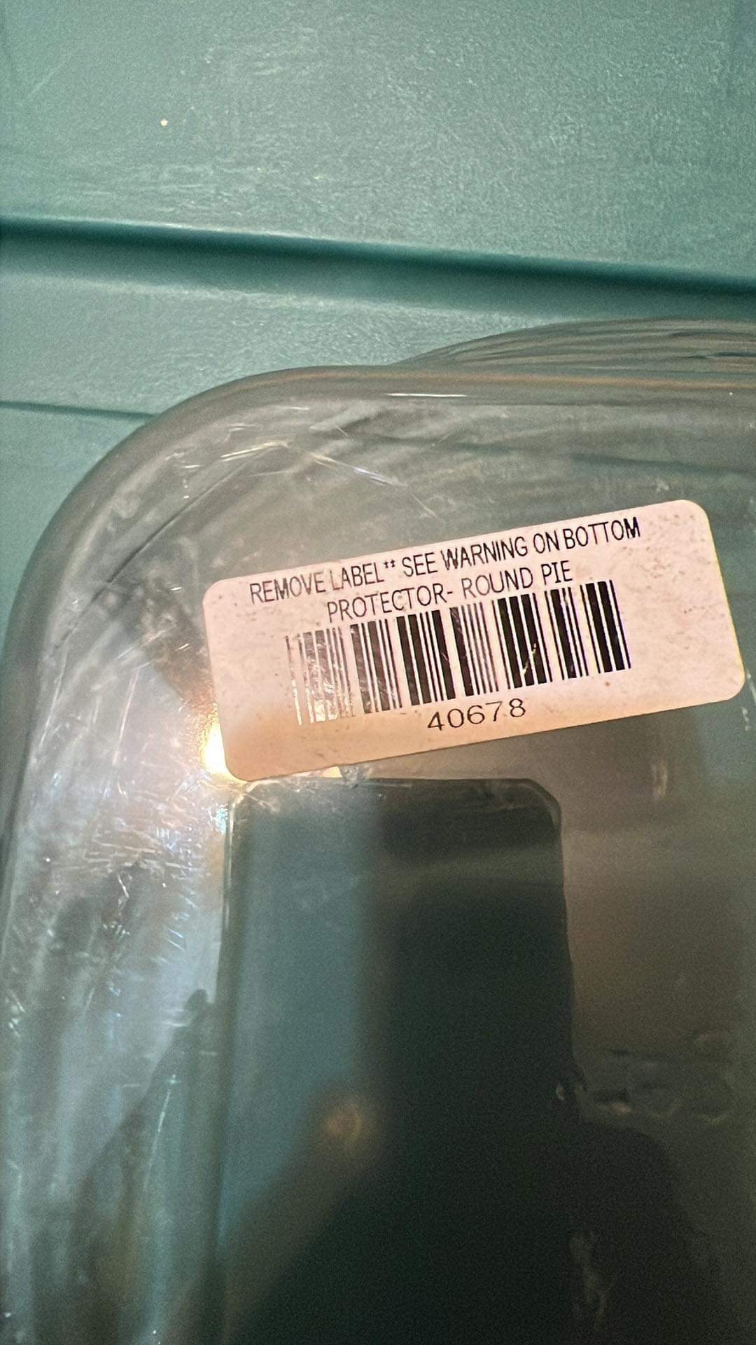 Longaberger Round Pie Protector