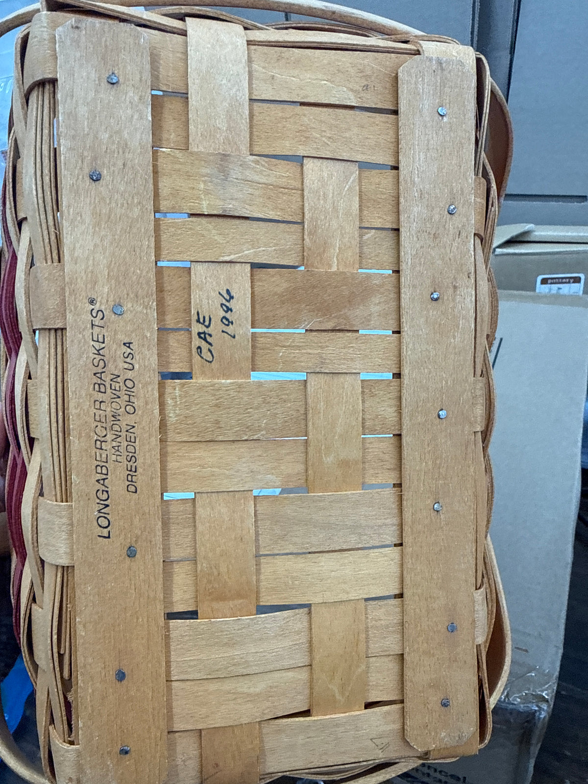 Longaberger cheers basket