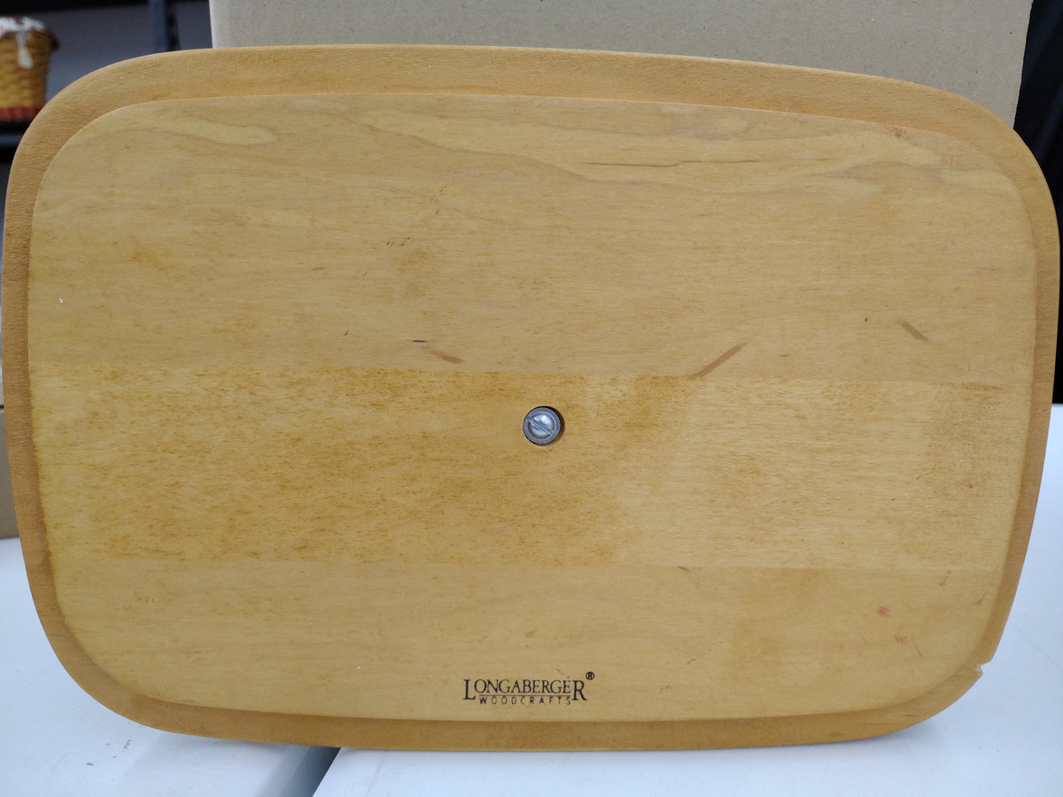 Longaberger 12.5x8.5 lid with red knob