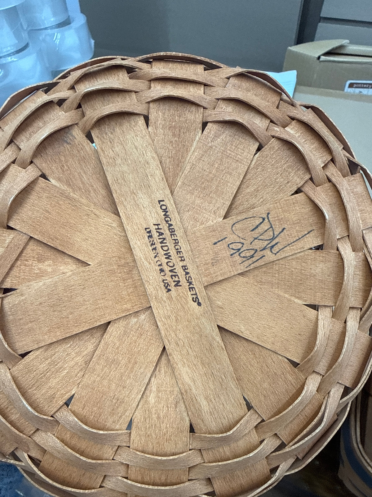 Longaberger button basket