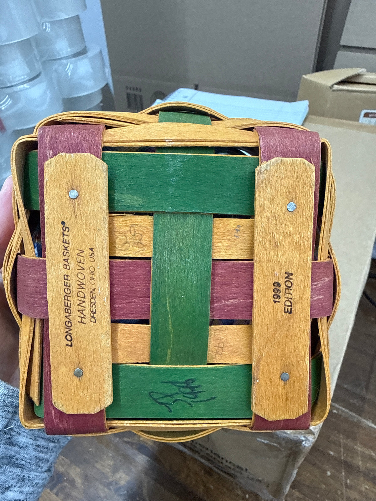 Longaberger 1999 Easter basket