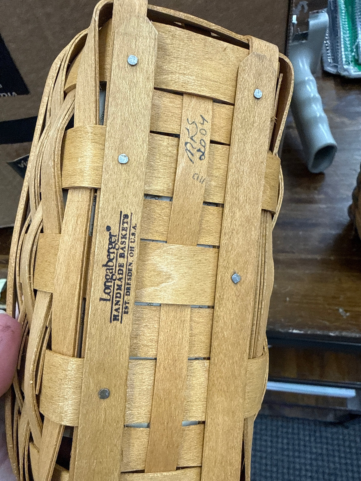 Longaberger thank you basket