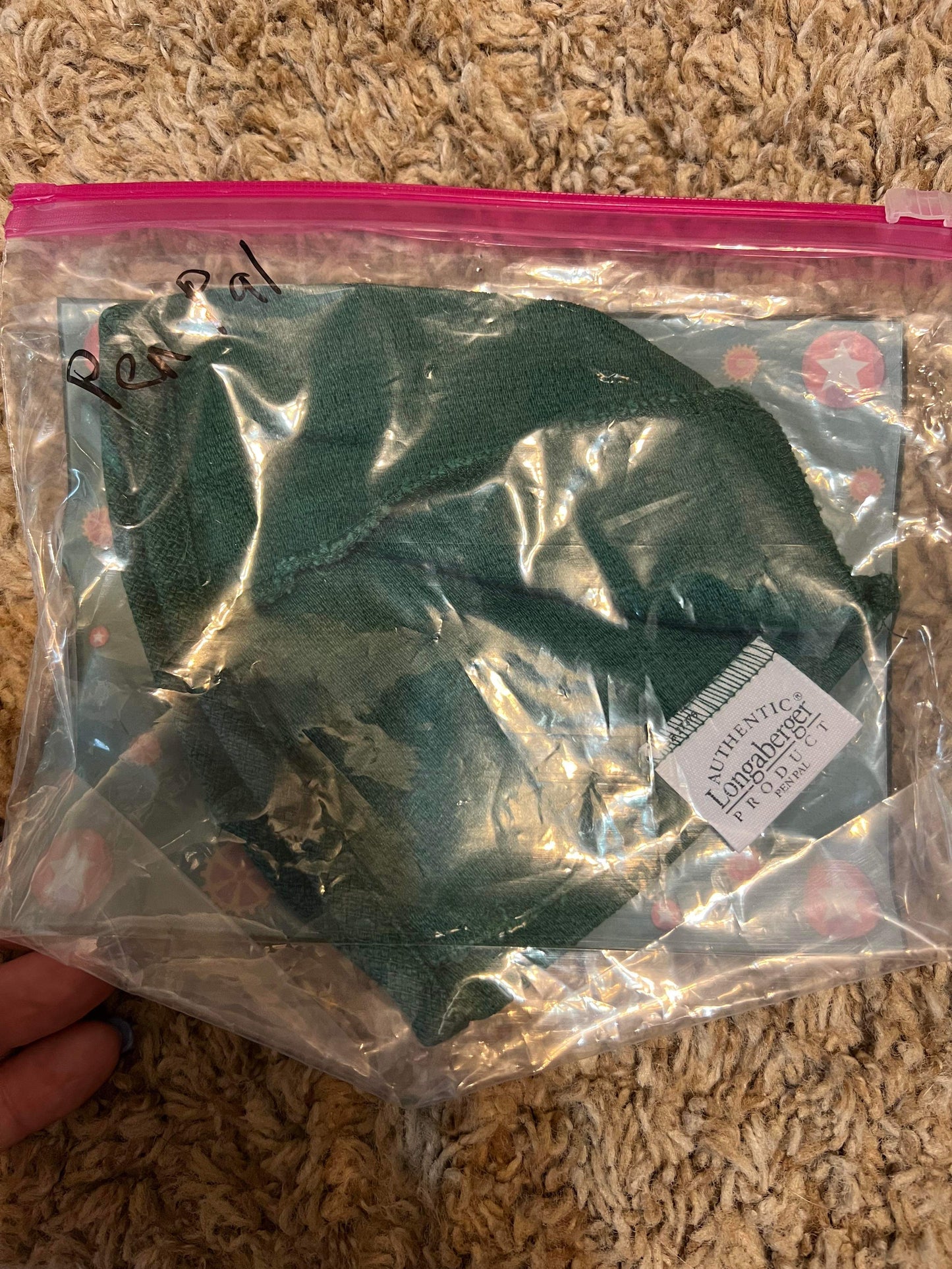 Longaberger Pen Pal Liner in Ivy