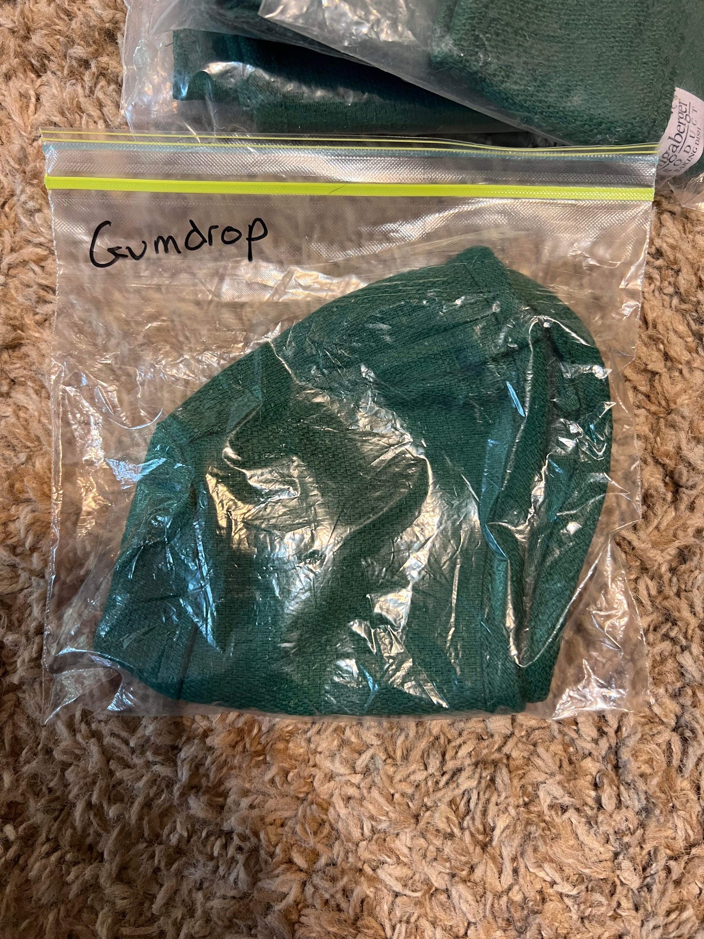 Longaberger Gumdrop Liner in Ivy