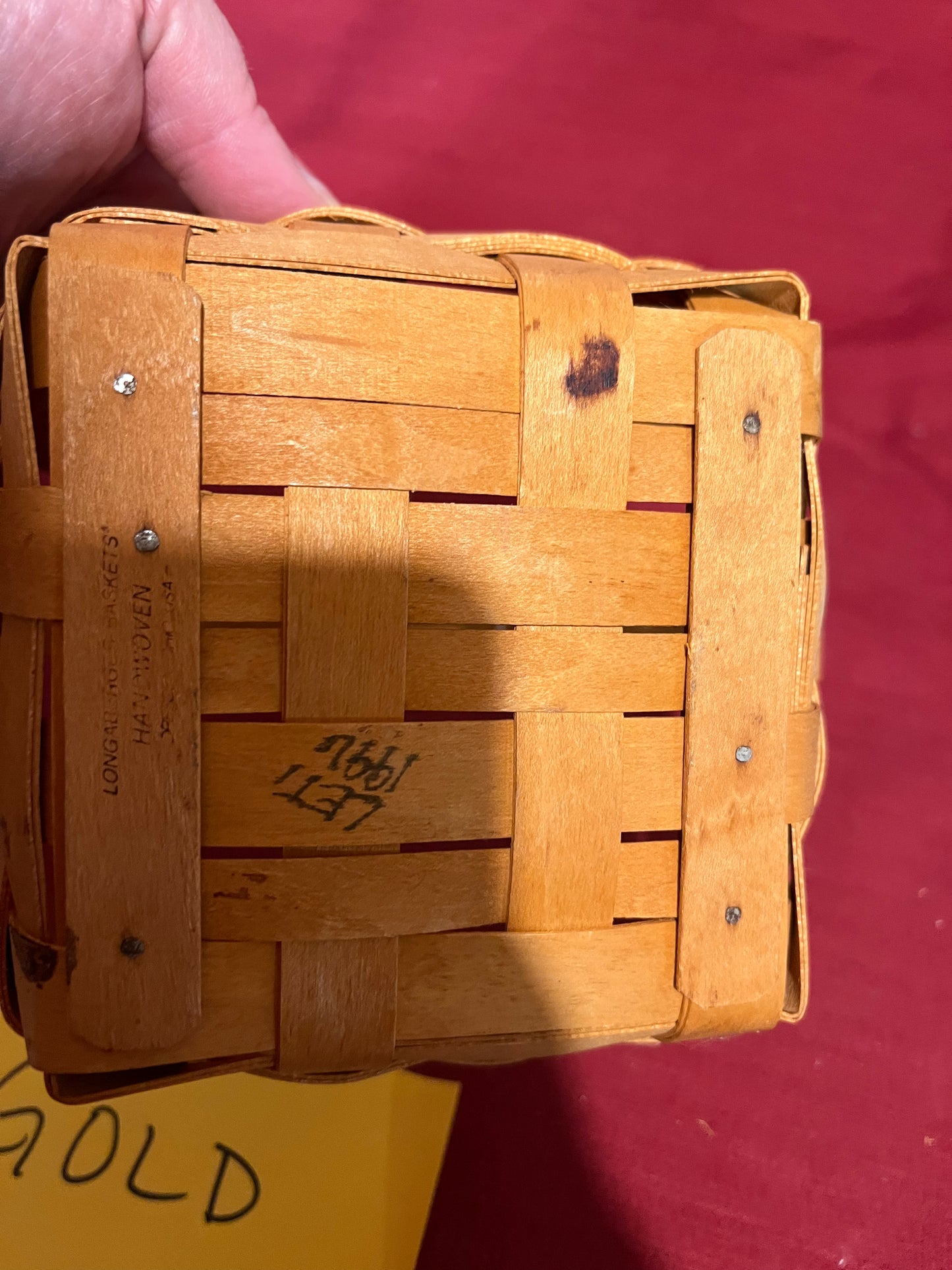 Longaberger Small berry basket