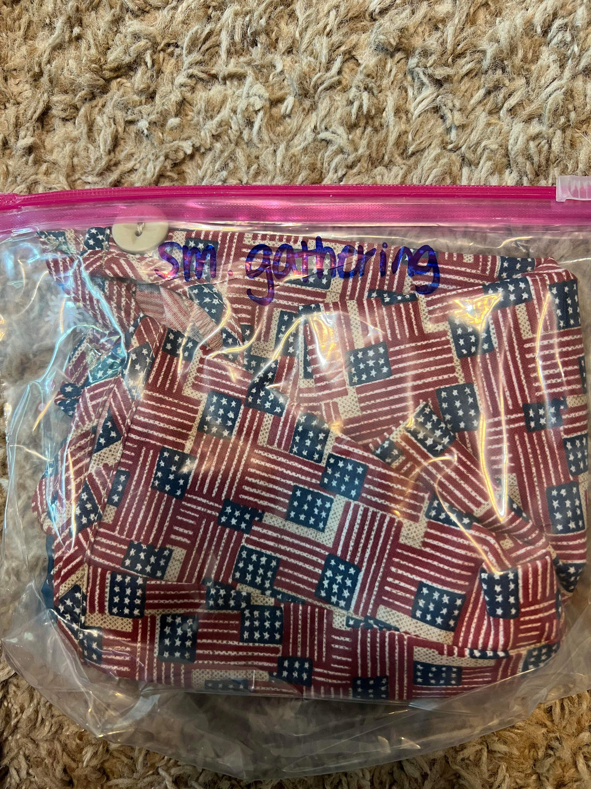 Longaberger Small Gathering Liner in Old Glory