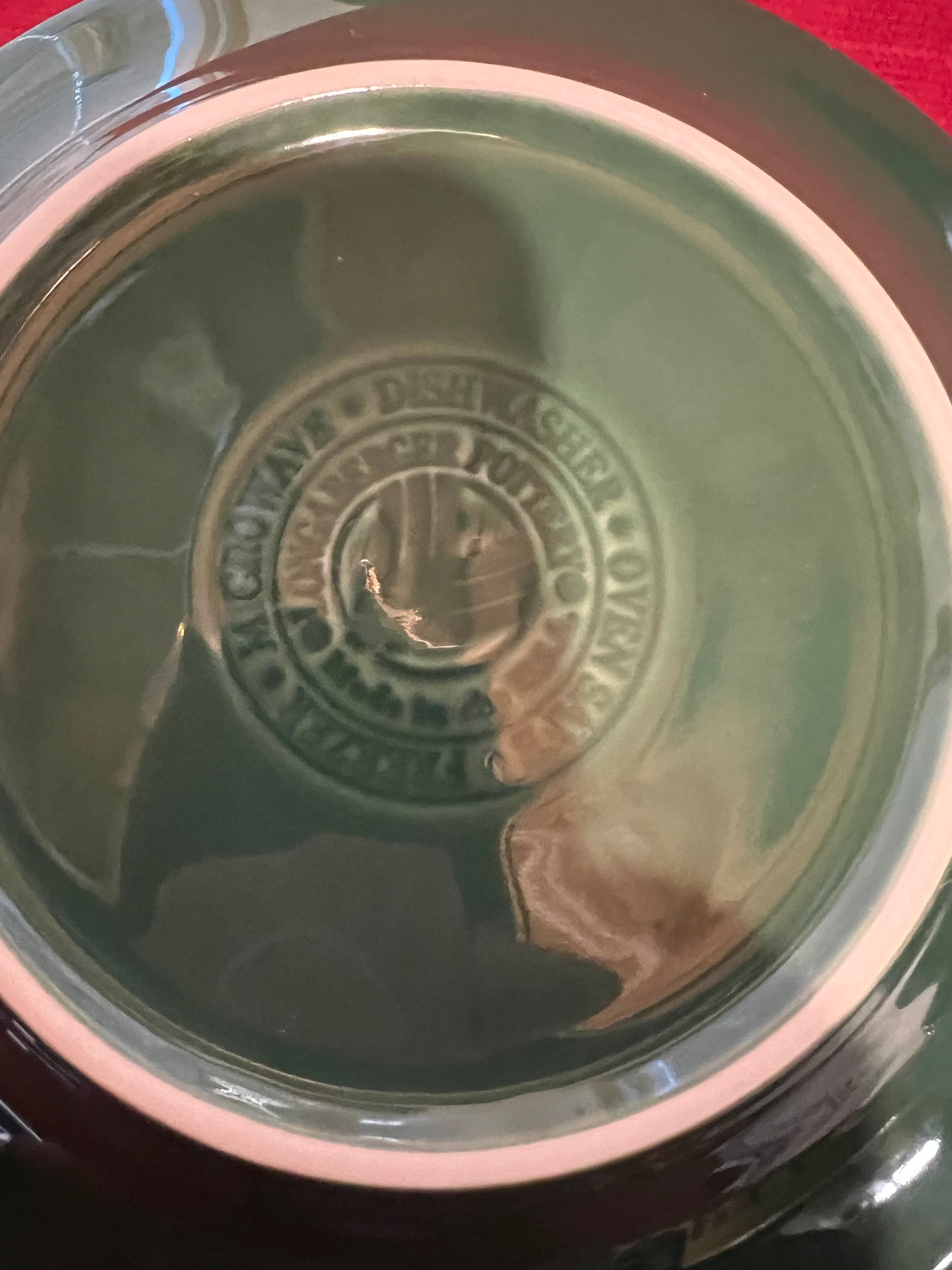 Longaberger bread & butter plate in ivy