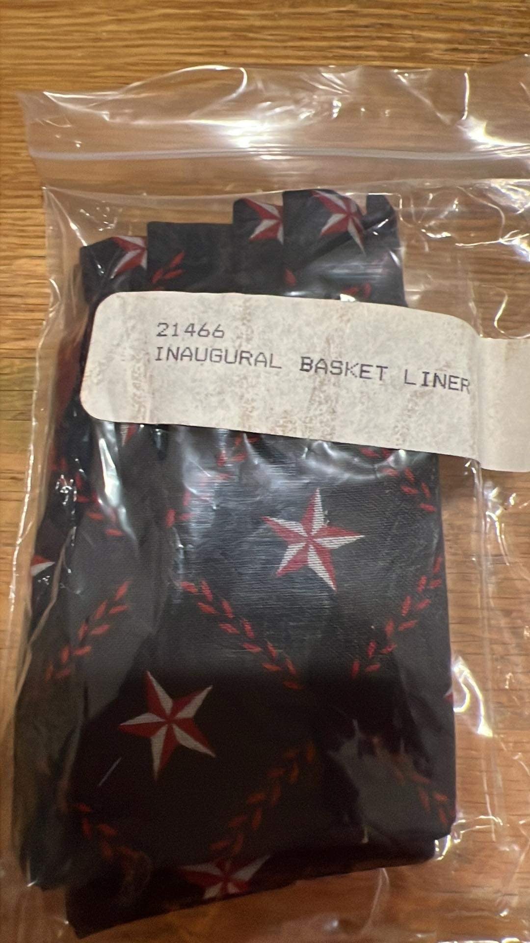 Longaberger Inaugural Liner in Stars