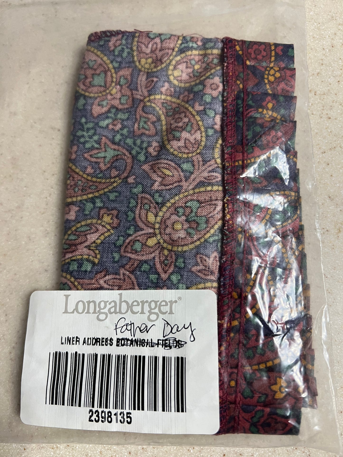 Longaberger Address Liner in Father’s Day