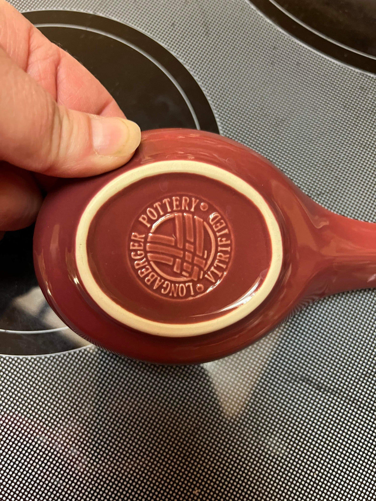 Longaberger Woven Traditions Spoon Rest in Paprika