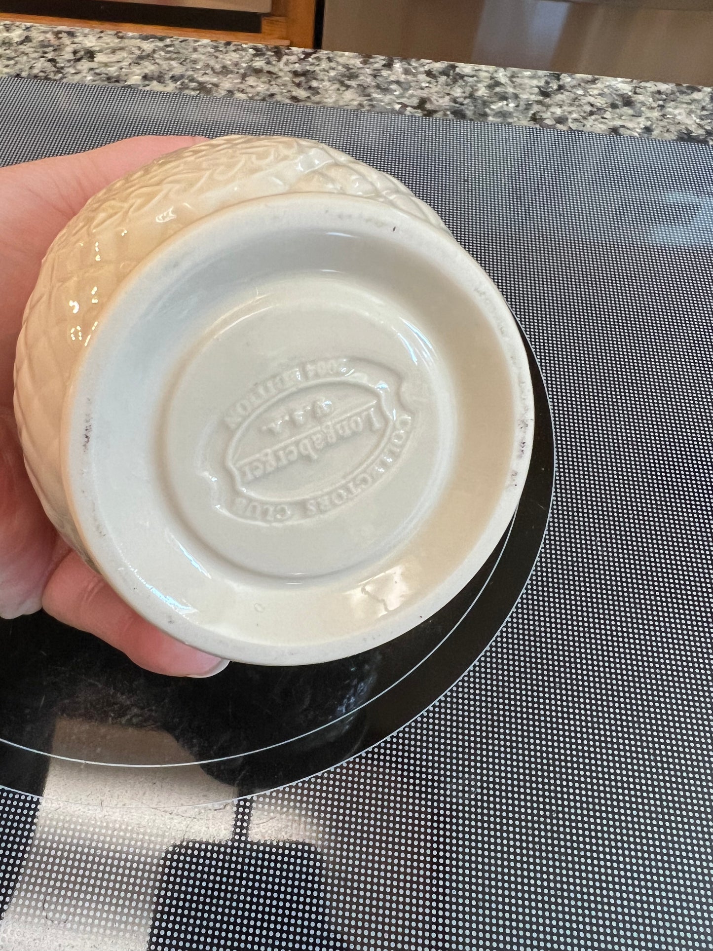 Longaberger Collectors Club sugar bowl