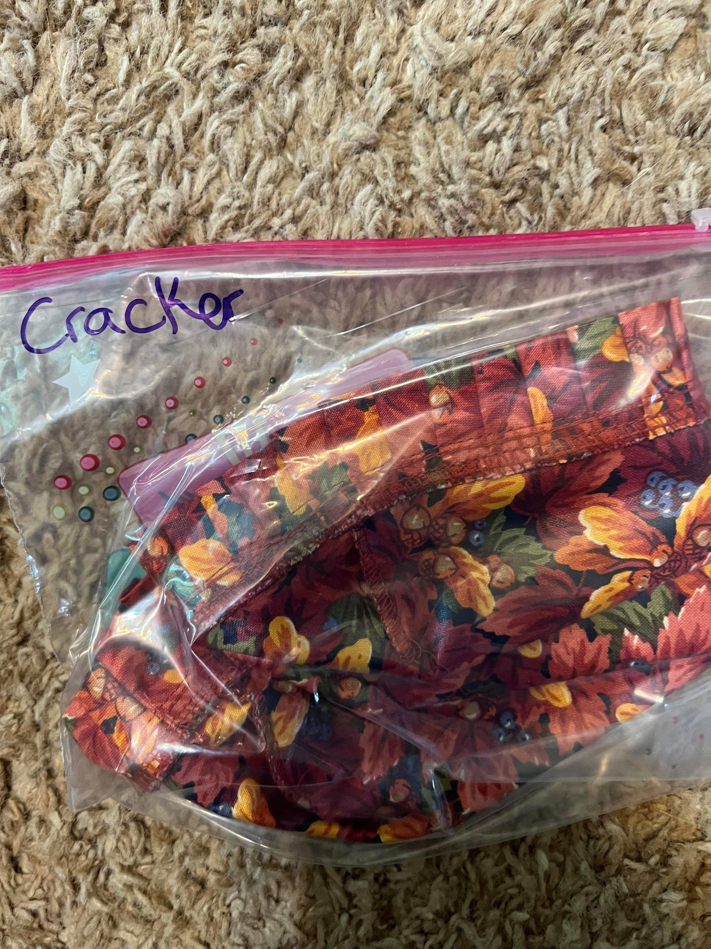 Longaberger Cracker Liner in Fall Foliage